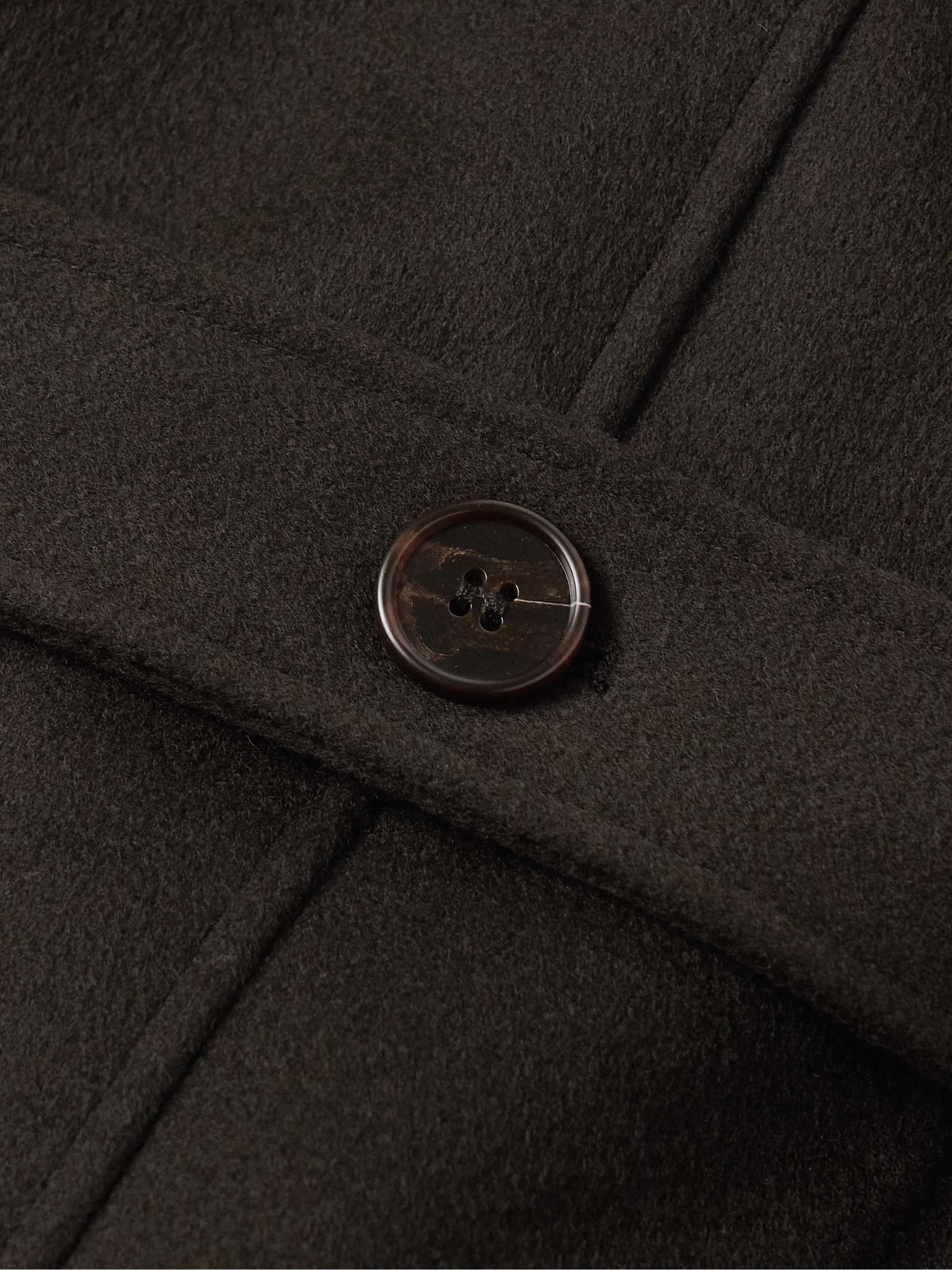 Belted Wool and Cashmere-Blend Felt Coat view