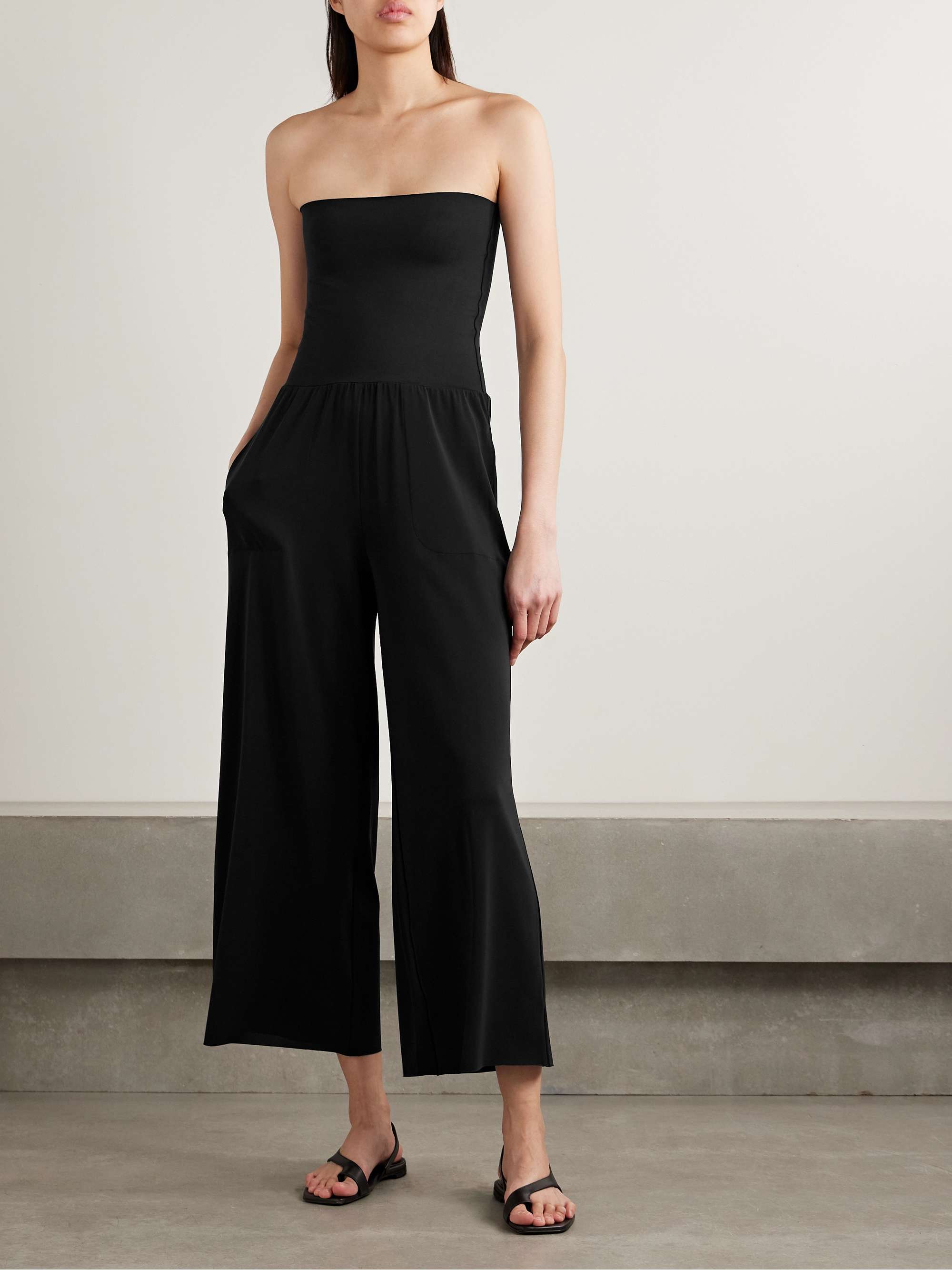 Les Essentiels Dao convertible stretch-jersey jumpsuit view