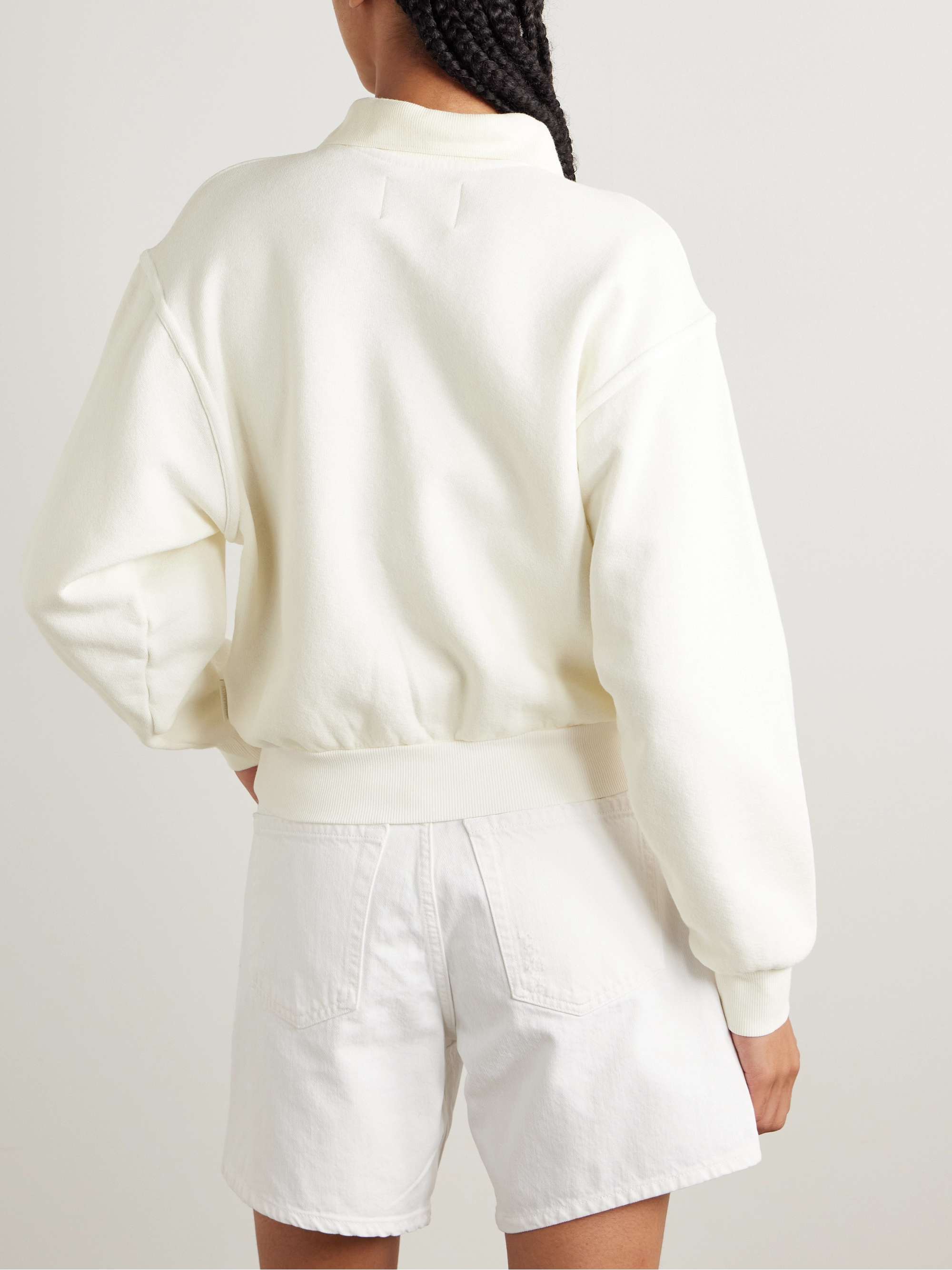 Remi cotton-blend jersey sweatshirt view