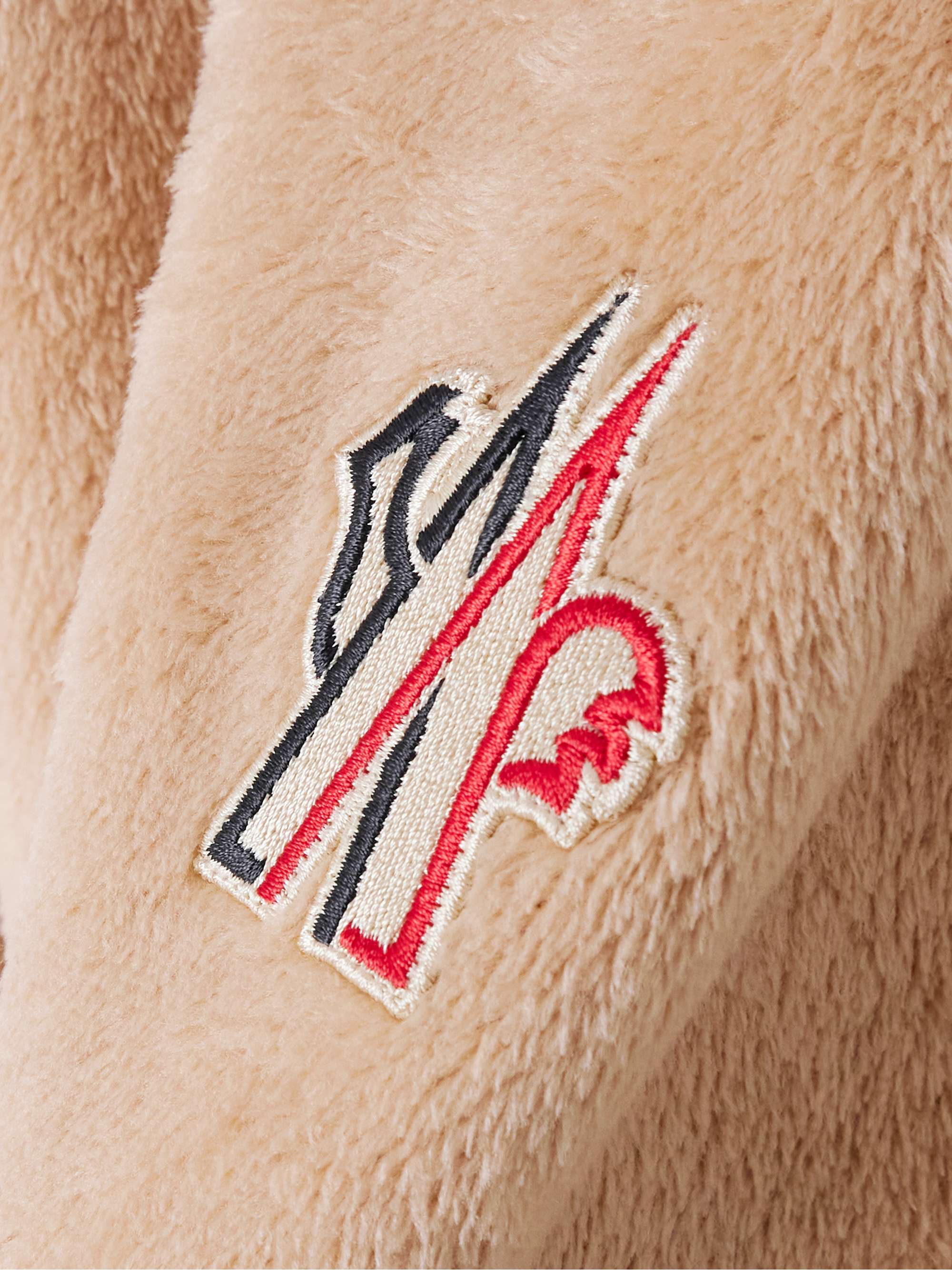 Tech-jersey trimmed POLARTEC® fleece hoodie view