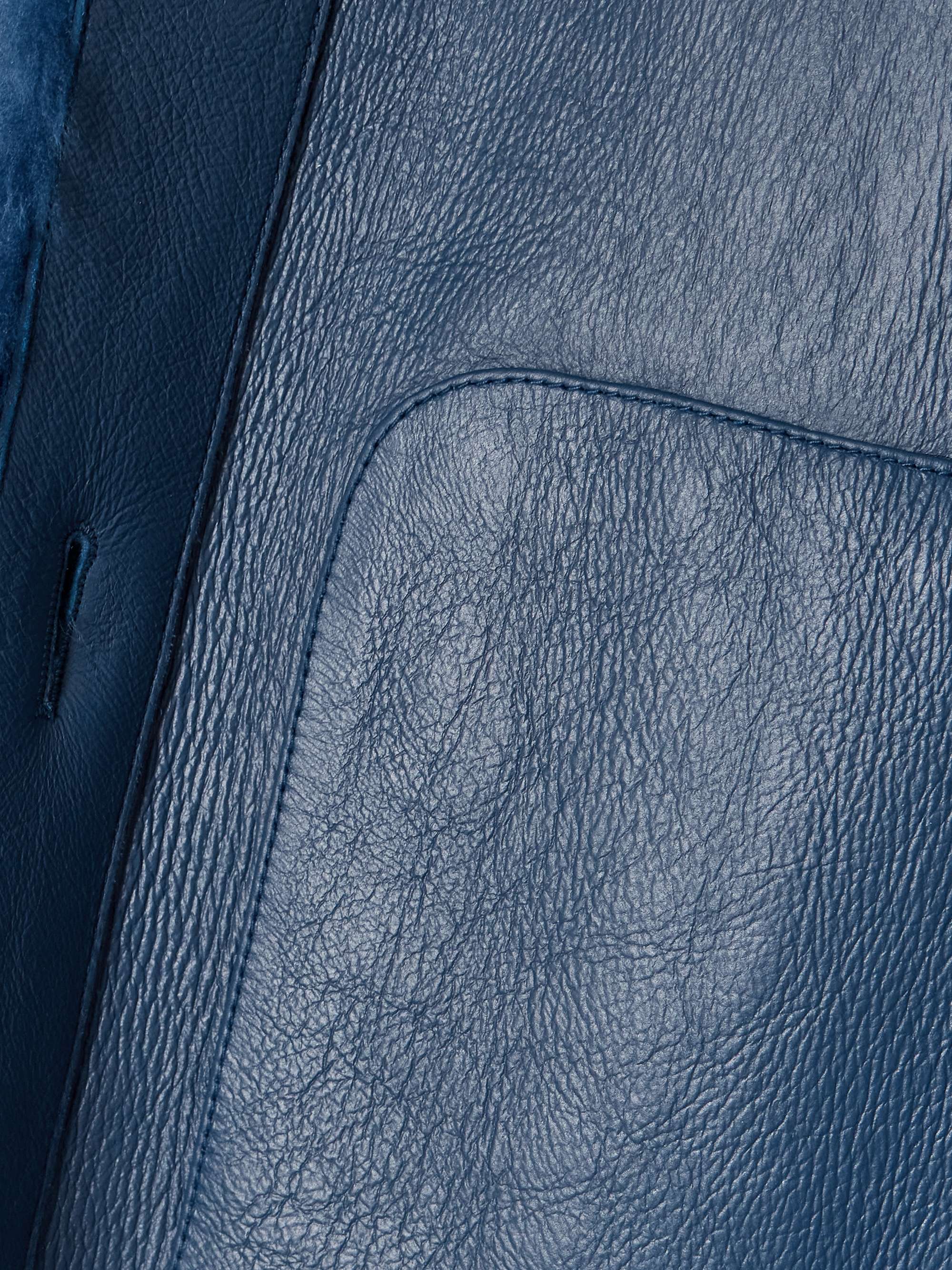 Alloway reversible shearling jacket view