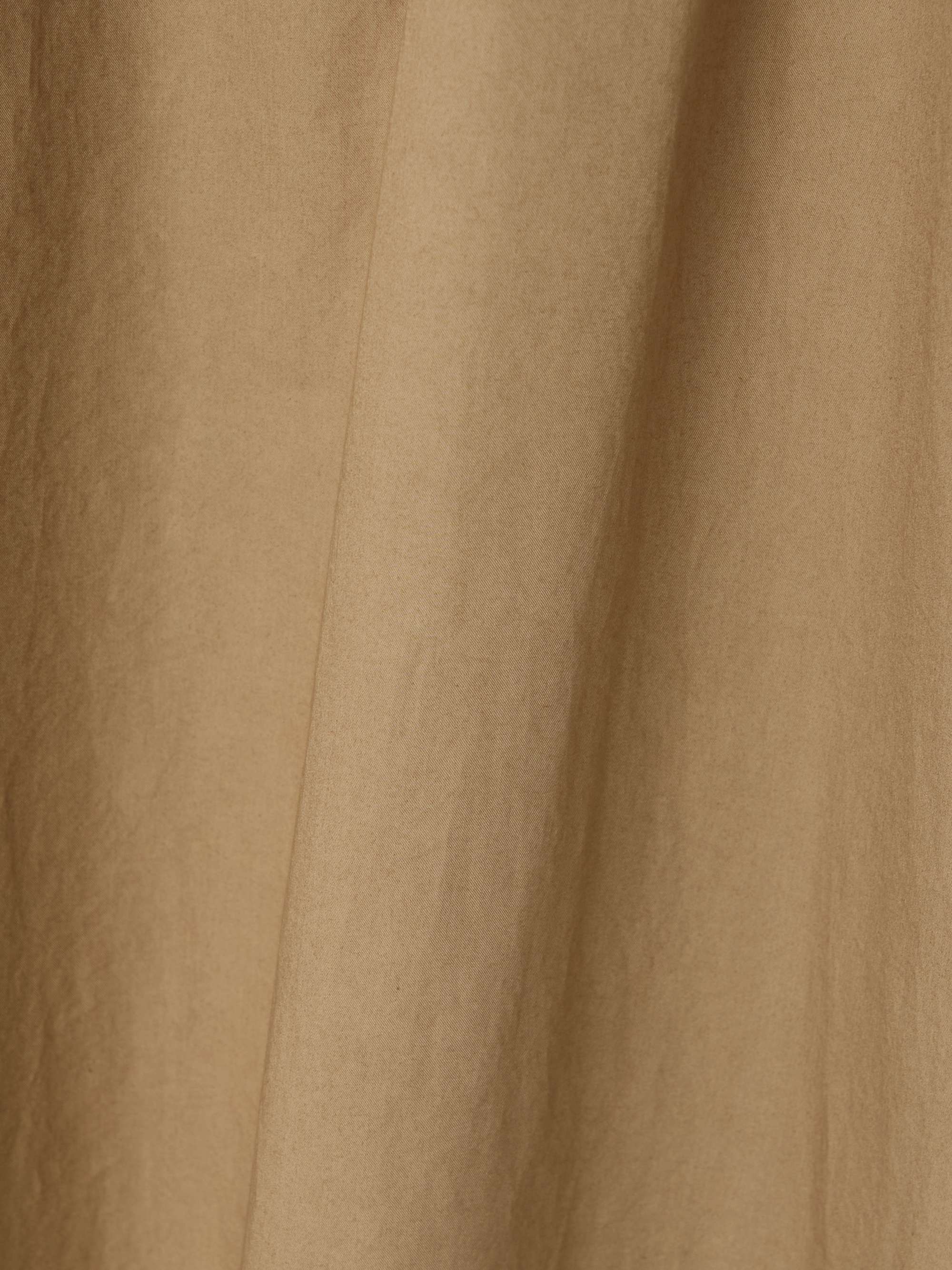 Strapless ruffled cotton-gabardine maxi dress view