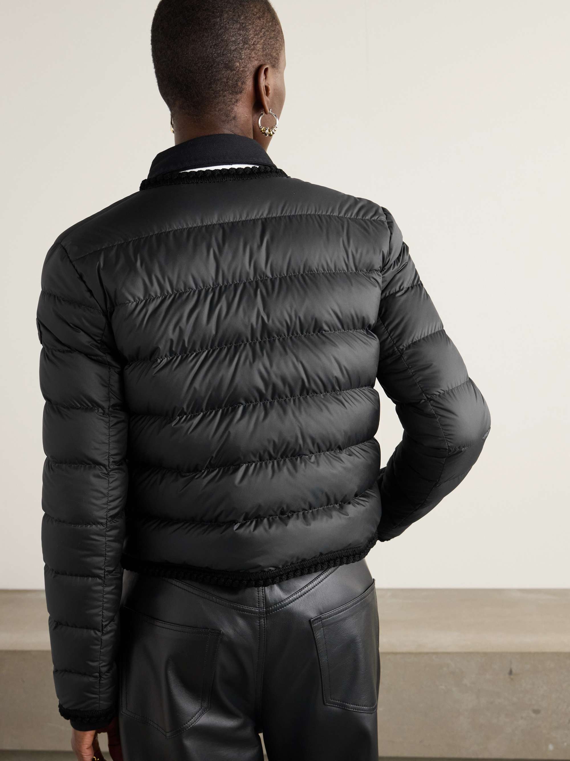 Gencay quilted shell down jacket view