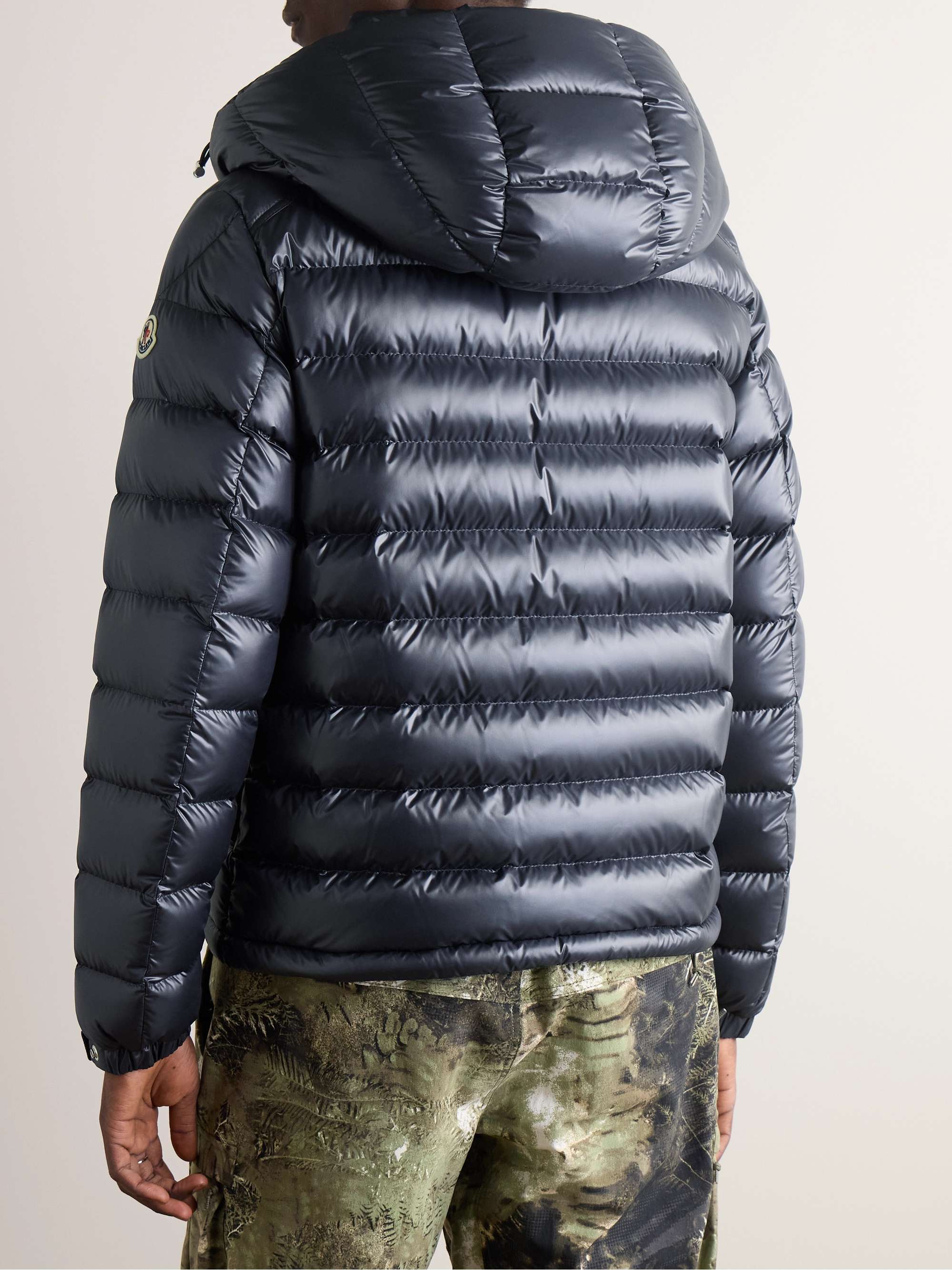 Besines Slim-Fit Quilted Shell Hooded Down Jacket view