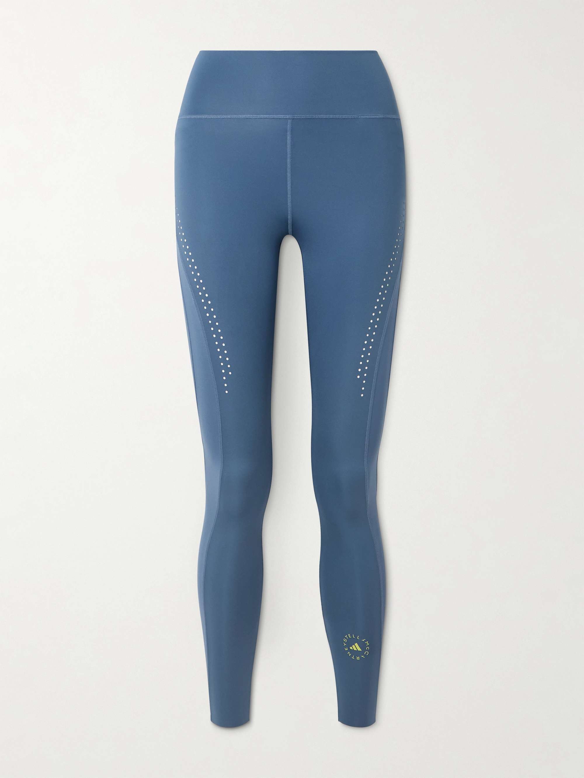 TruePurpose Optime perforated printed recycled stretch-jersey leggings view