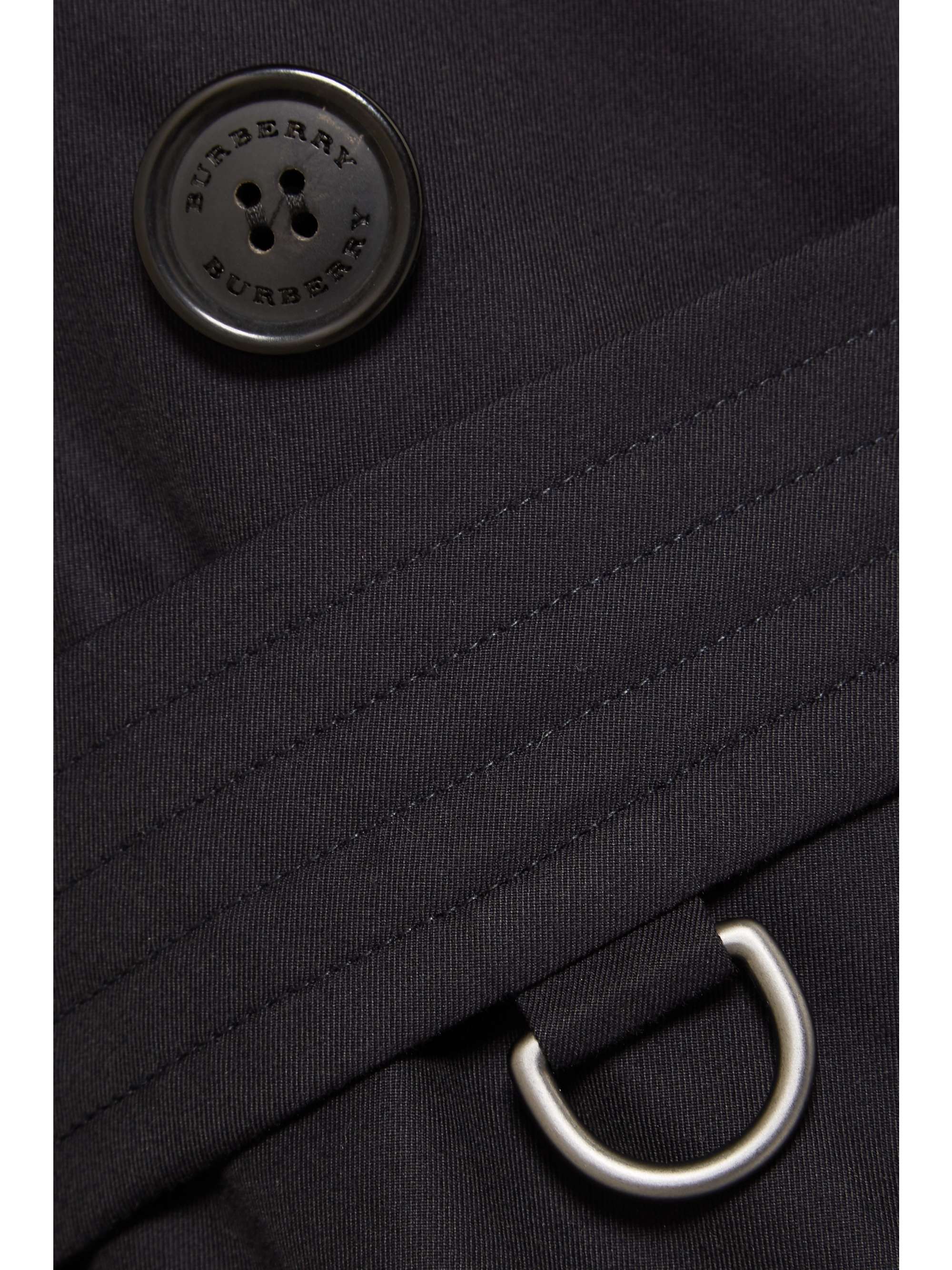 Kensington Long organic cotton-gabardine trench coat view