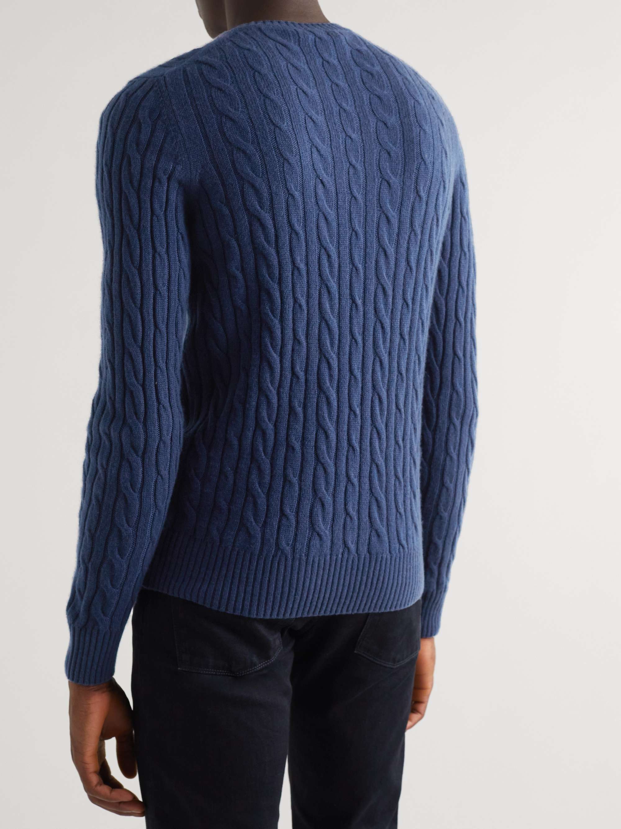 Cable-Knit Baby Cashmere Sweater view