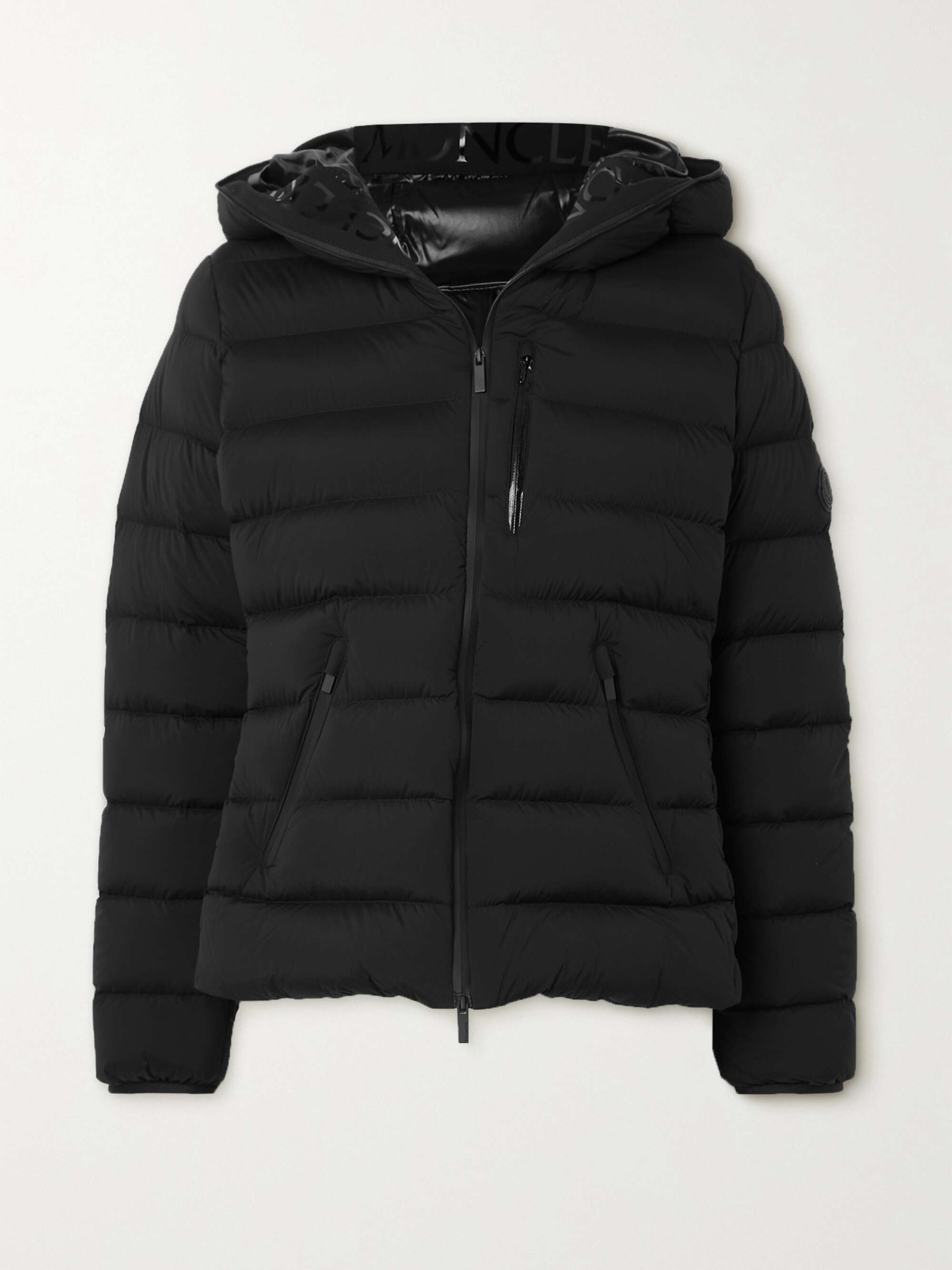 Herbe hooded quilted shell down jacket view