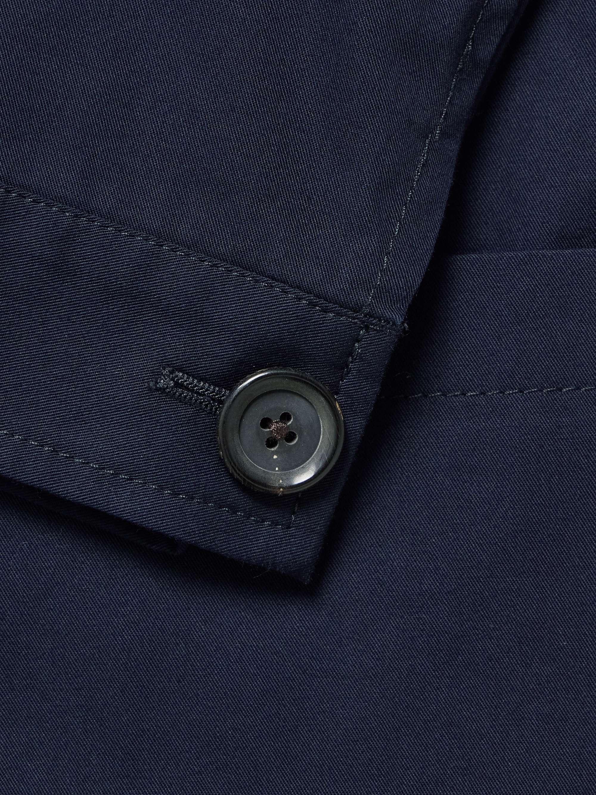 Theobald Slim-Fit Unstructured Cotton Suit Jacket view