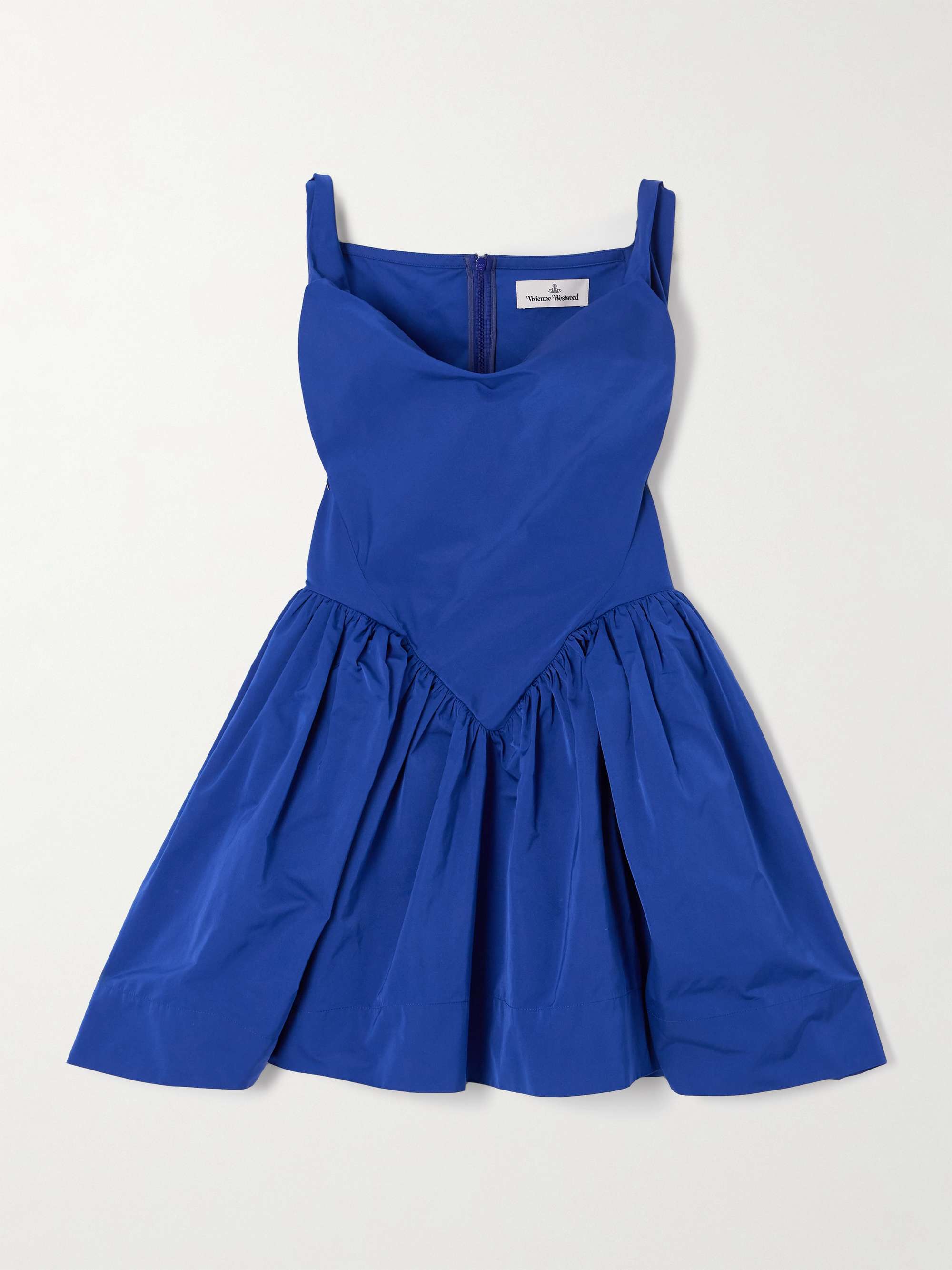 Sunday pleated taffeta mini dress view