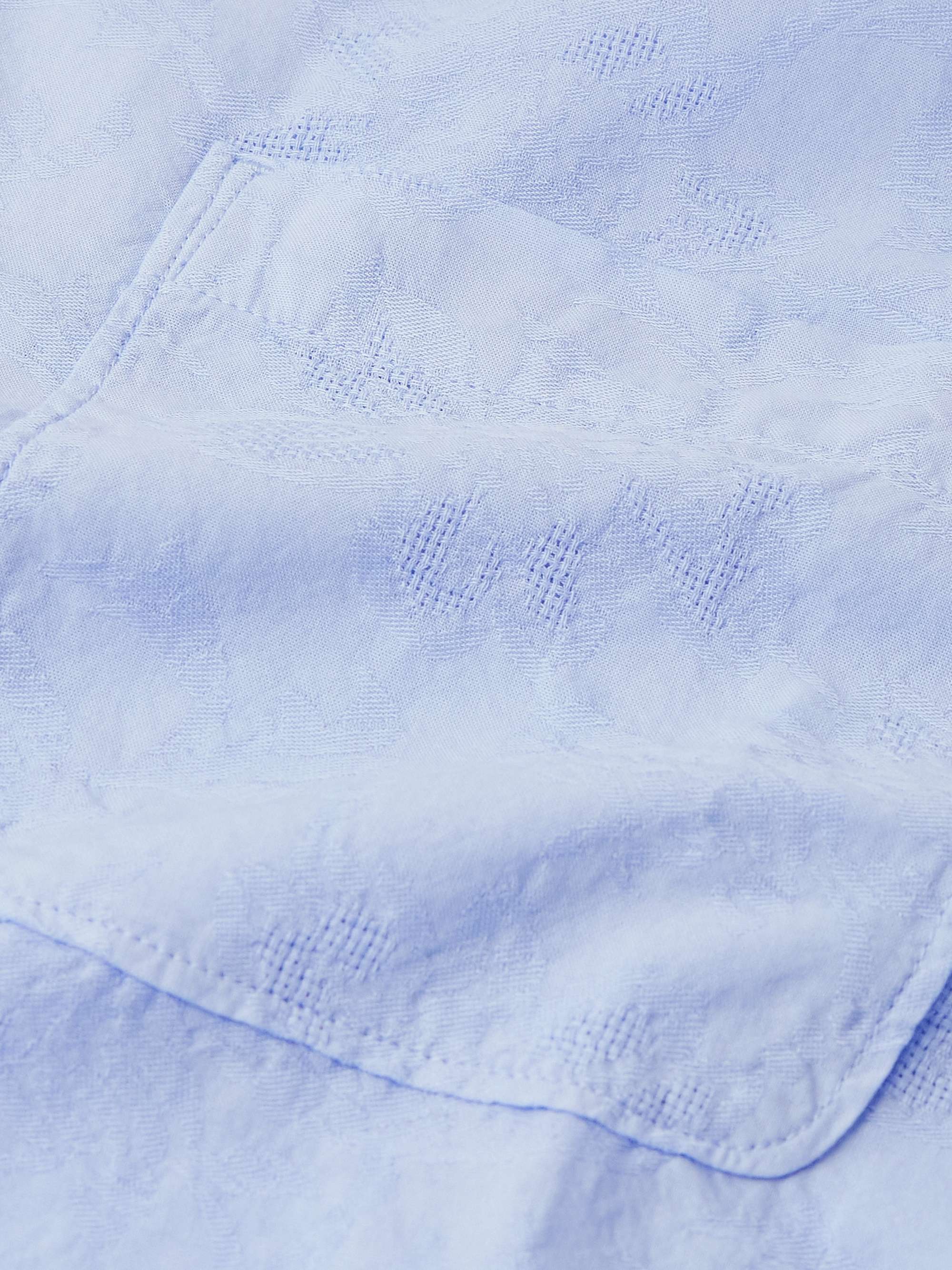 Camp-Collar Garment-Dyed Cotton Shirt view