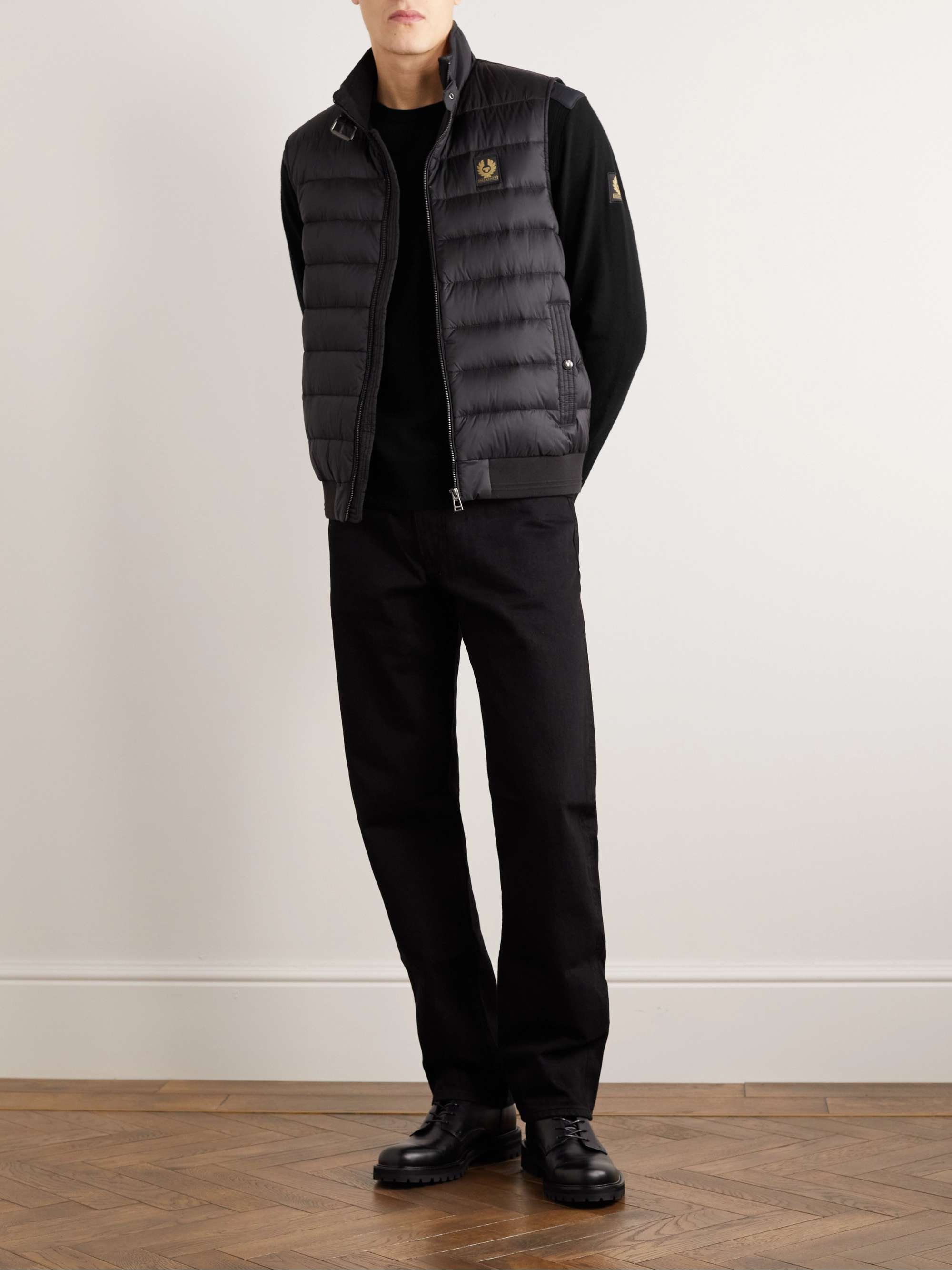 Kerrigan Ribbed Panelled Merino Wool Sweater view
