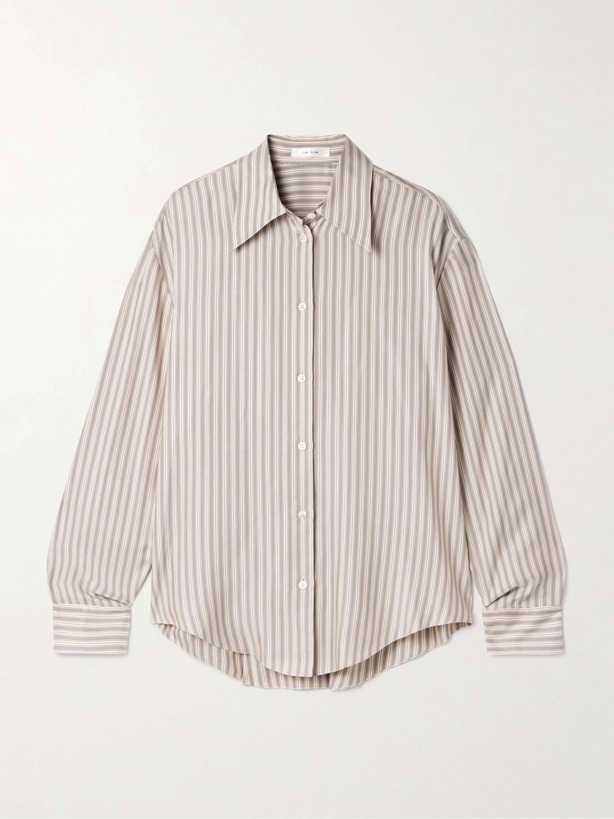 Parave striped silk shirt view