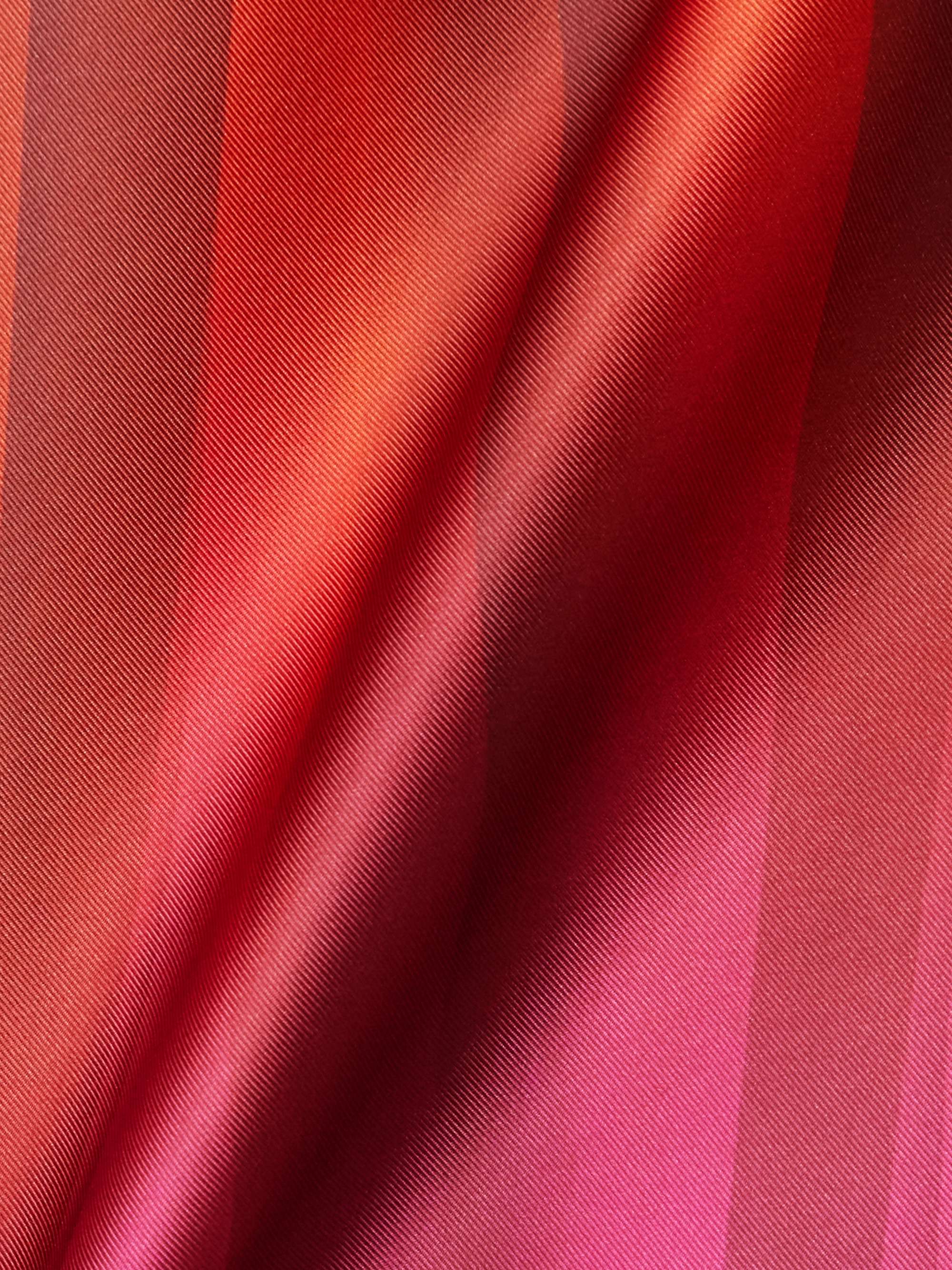 Oversized strapless ombré pleated taffeta gown view