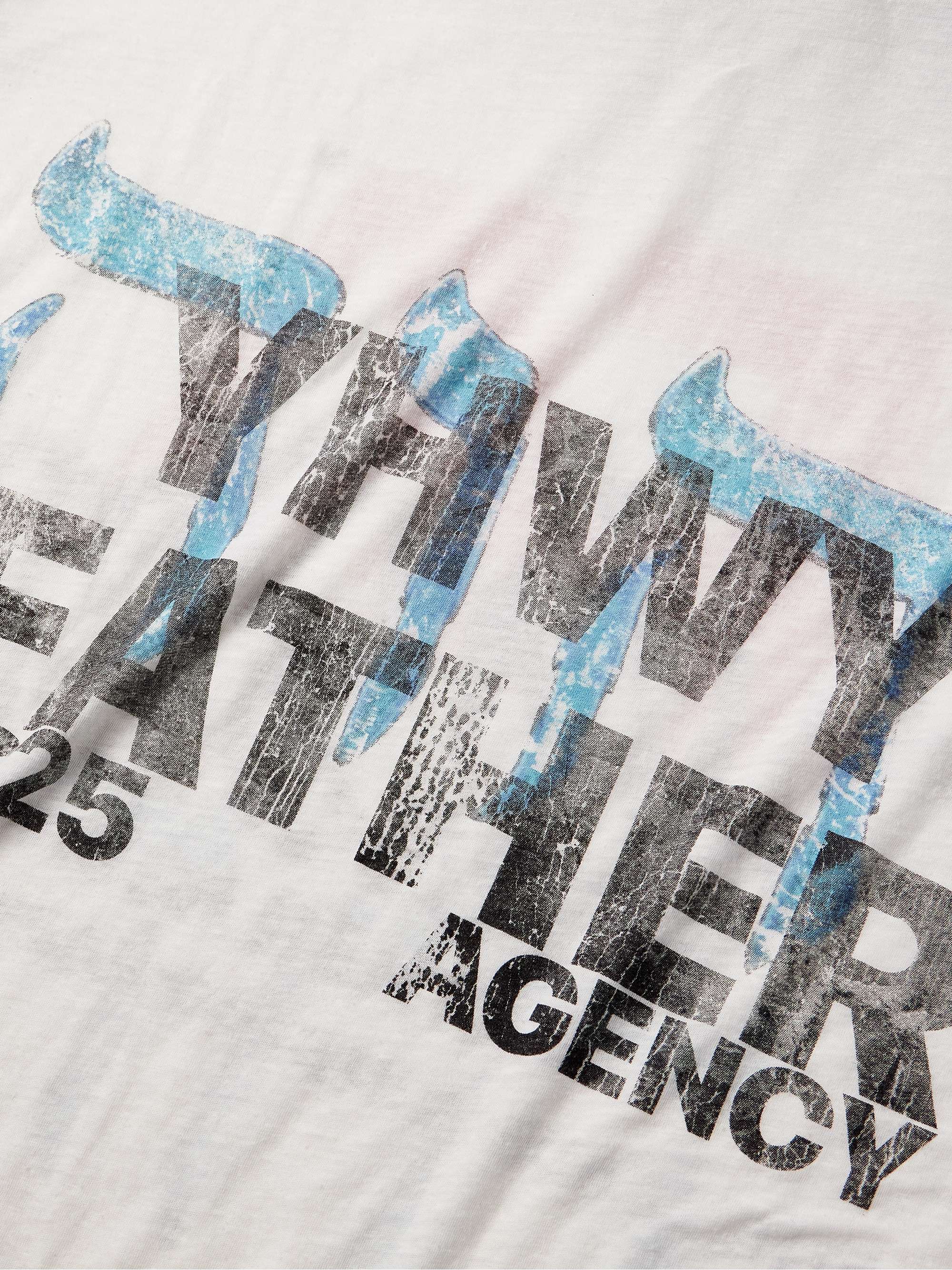 Leaders Logo-Print Stone-Washed Jersey T-Shirt view