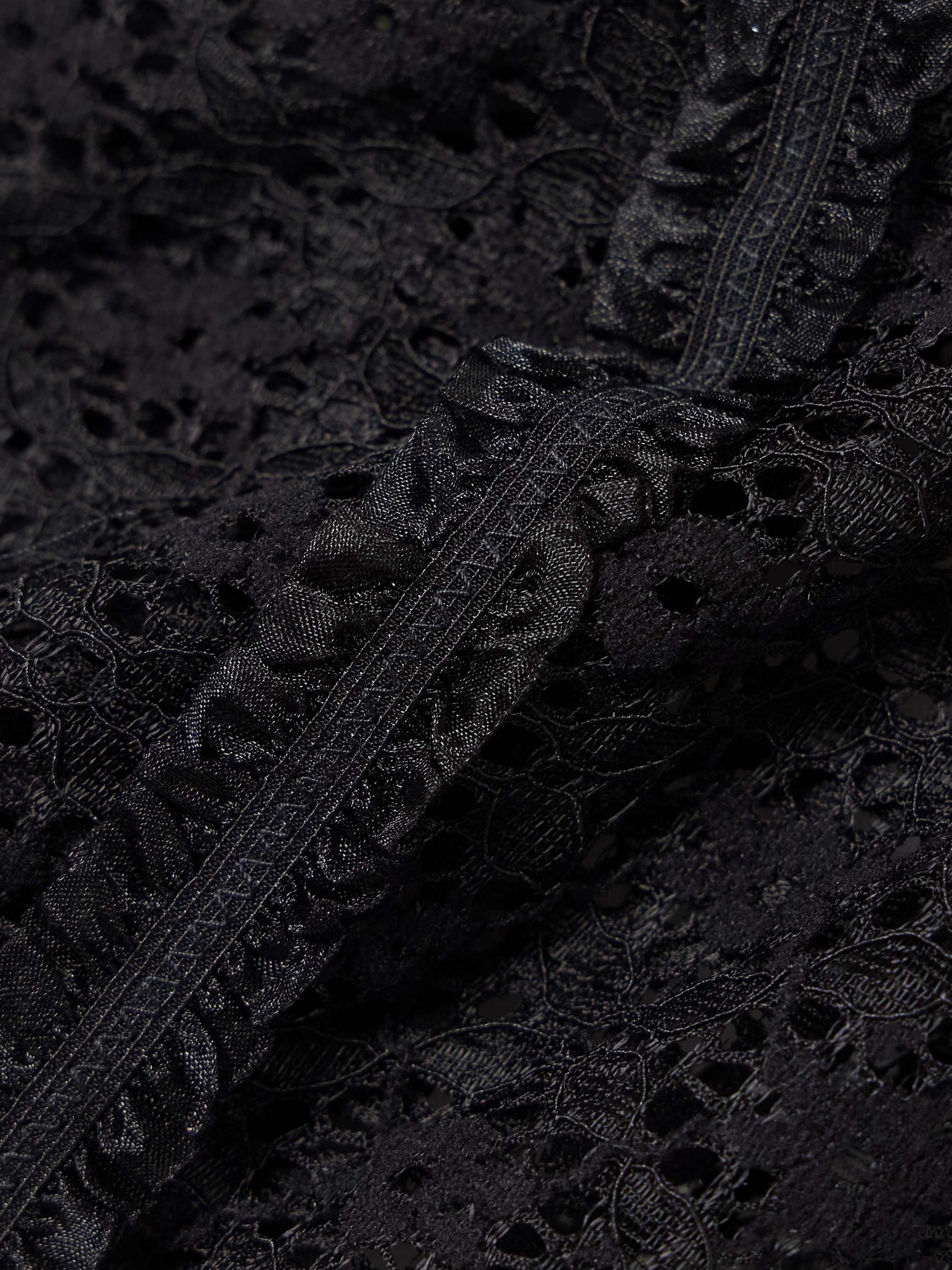 Chante grosgrain-trimmed stretch-lace briefs view