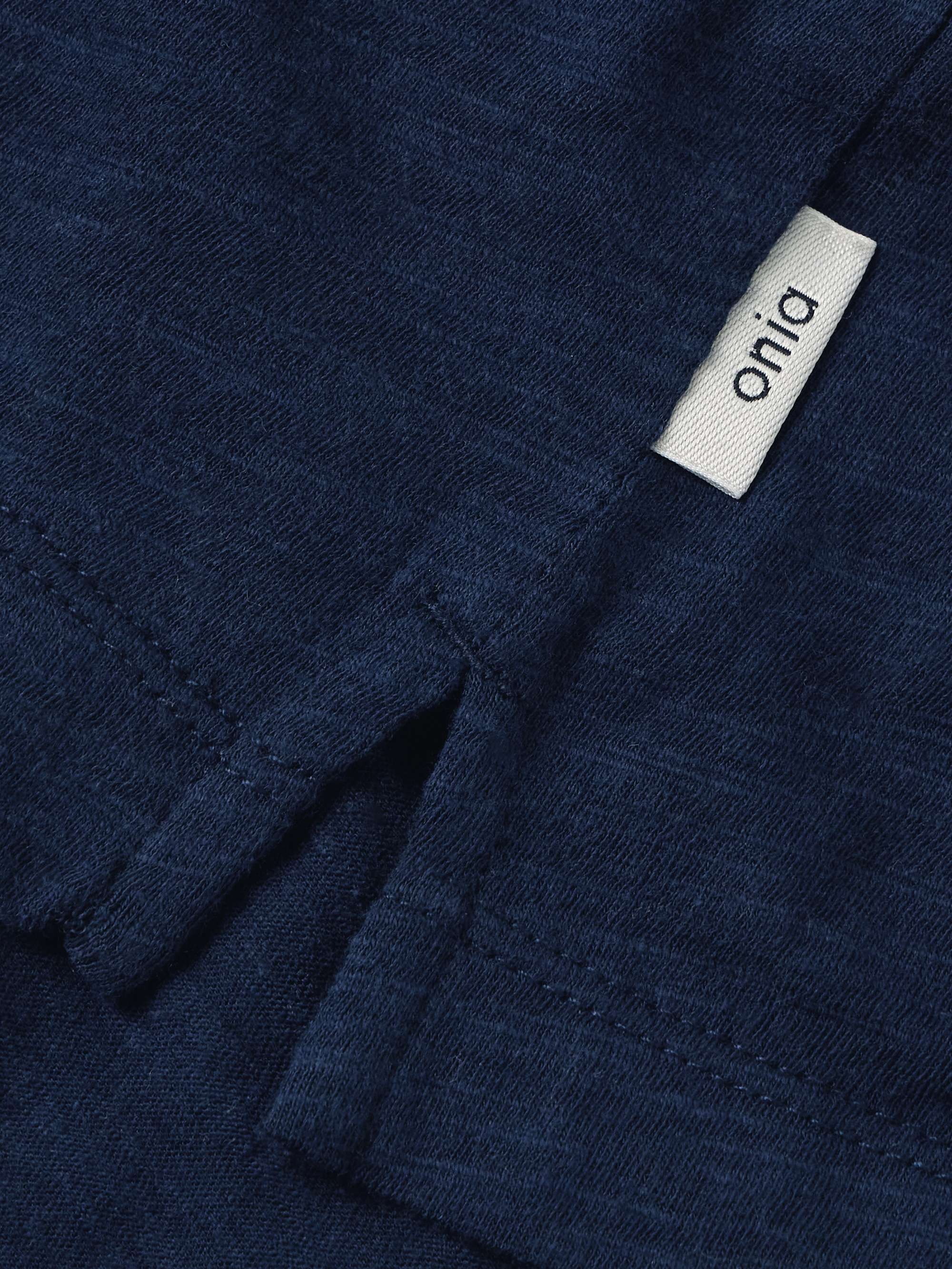 Slub Linen-Jersey Henley Top view