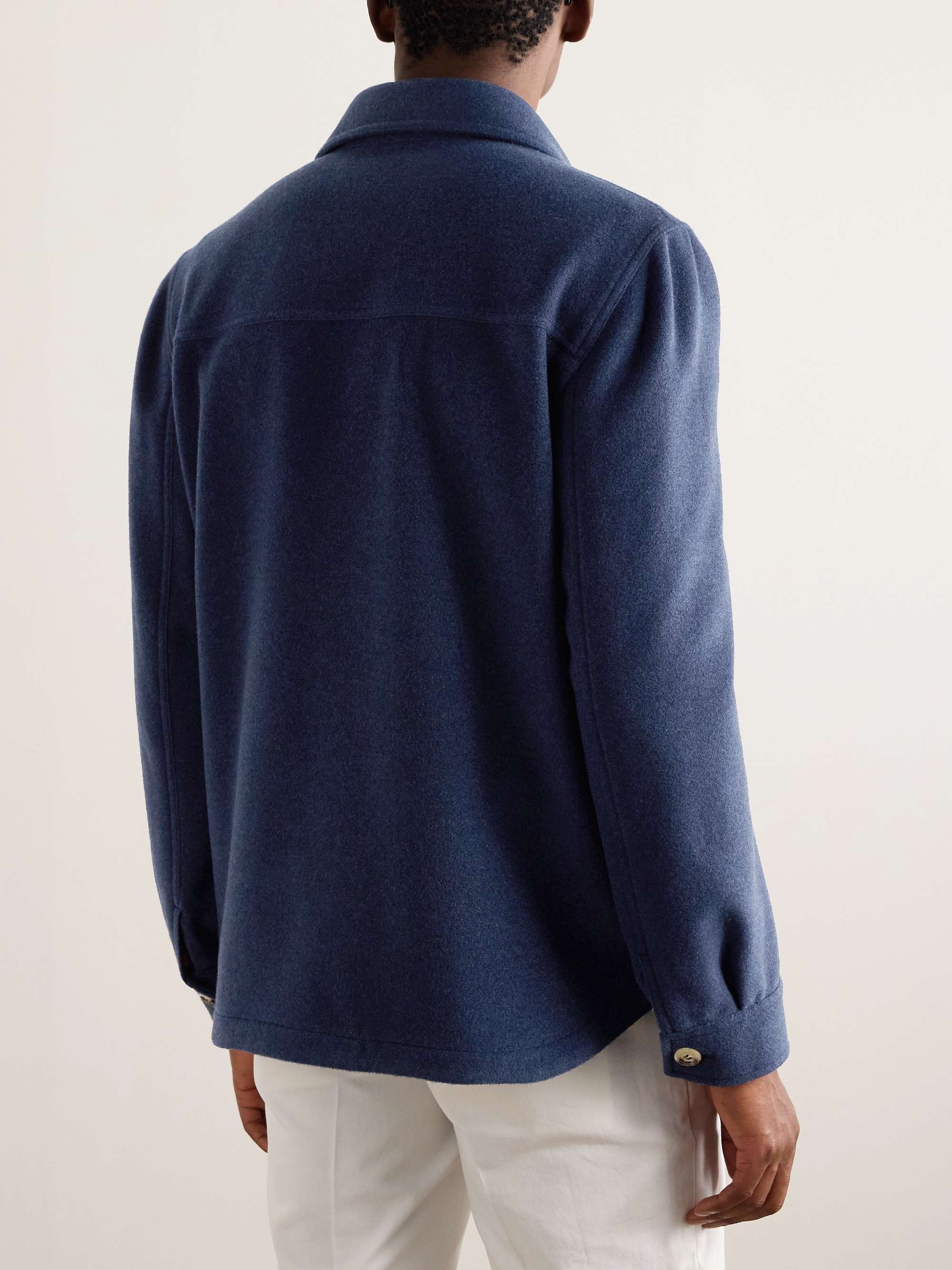 Cashmere-Felt Overshirt view