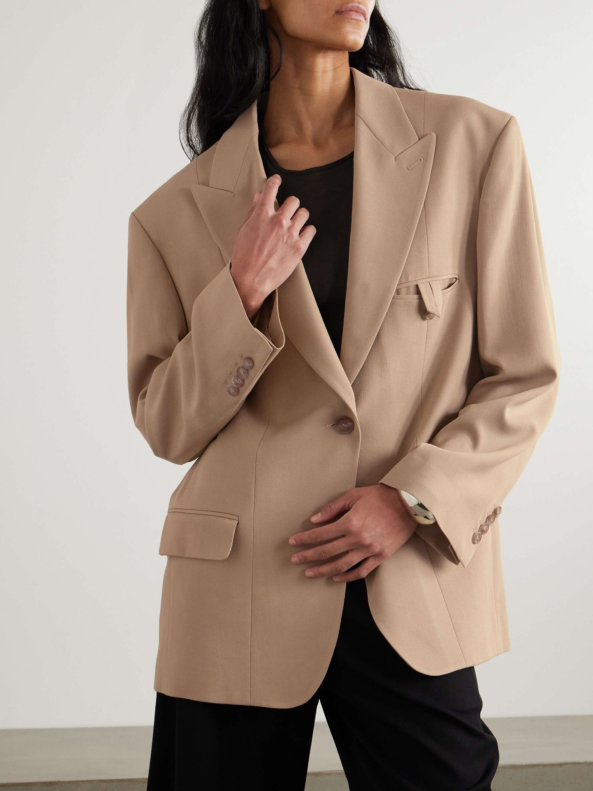 Twill blazer view