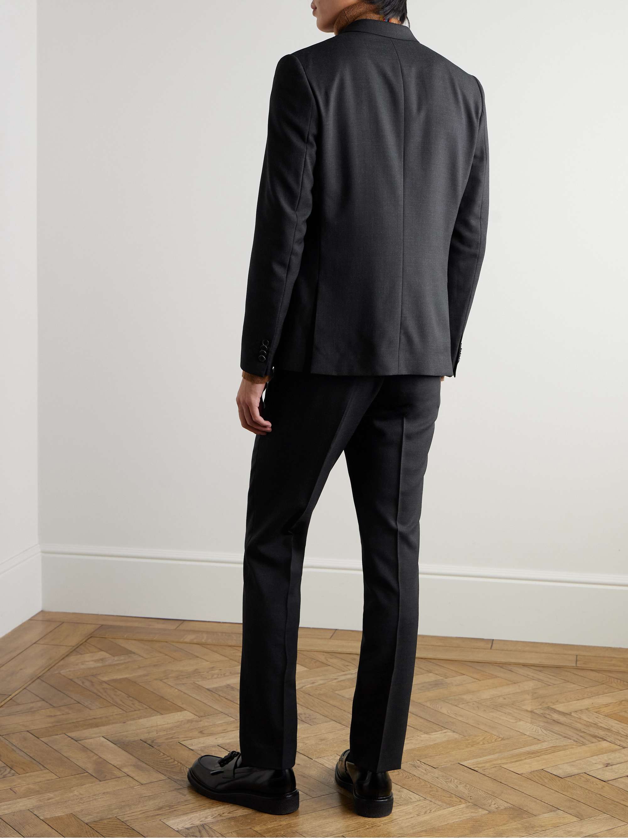 Grey A Suit To Travel In Soho Slim-Fit Wool Suit view