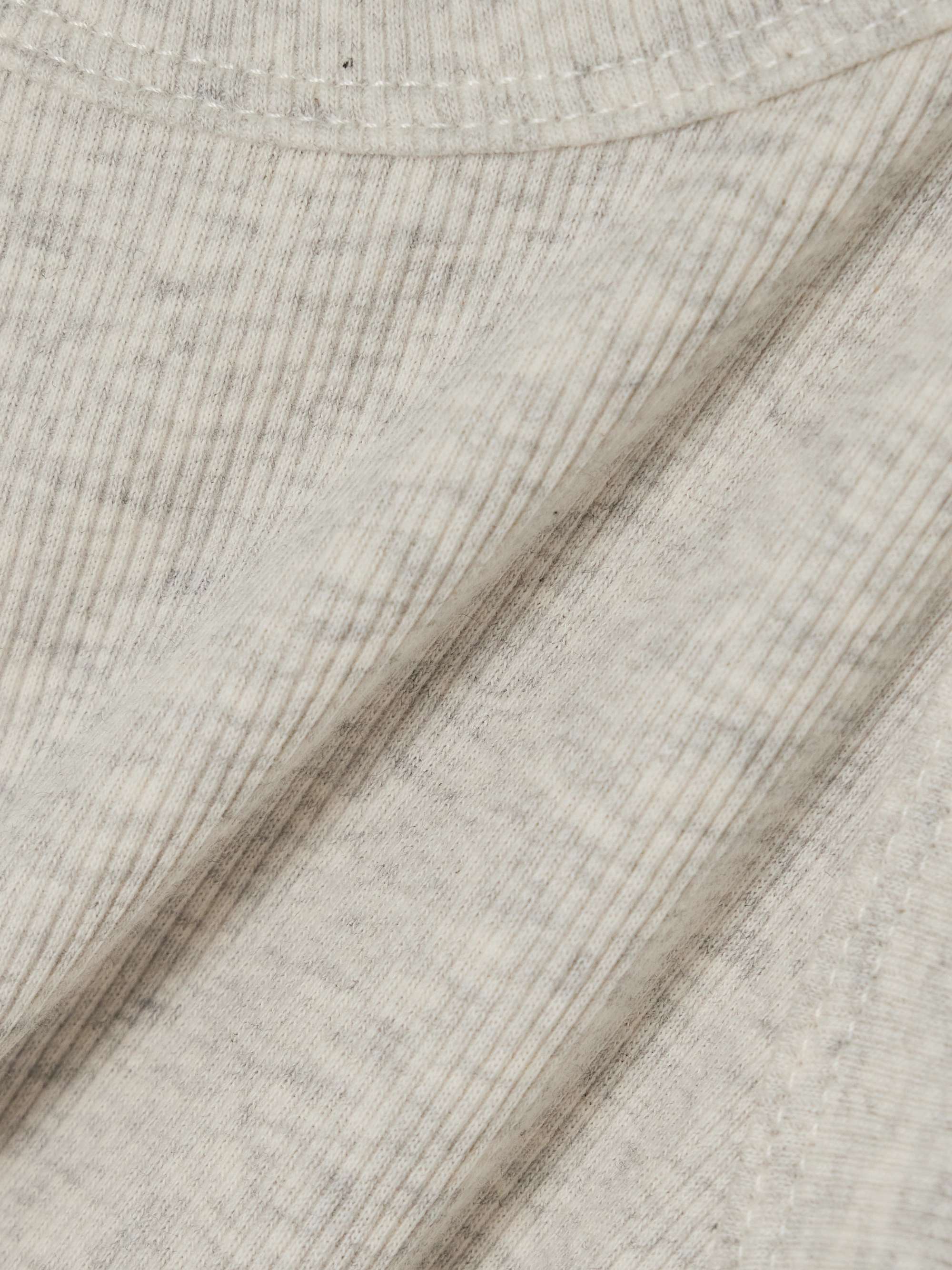 Ribbed organic cotton-blend jersey tank view