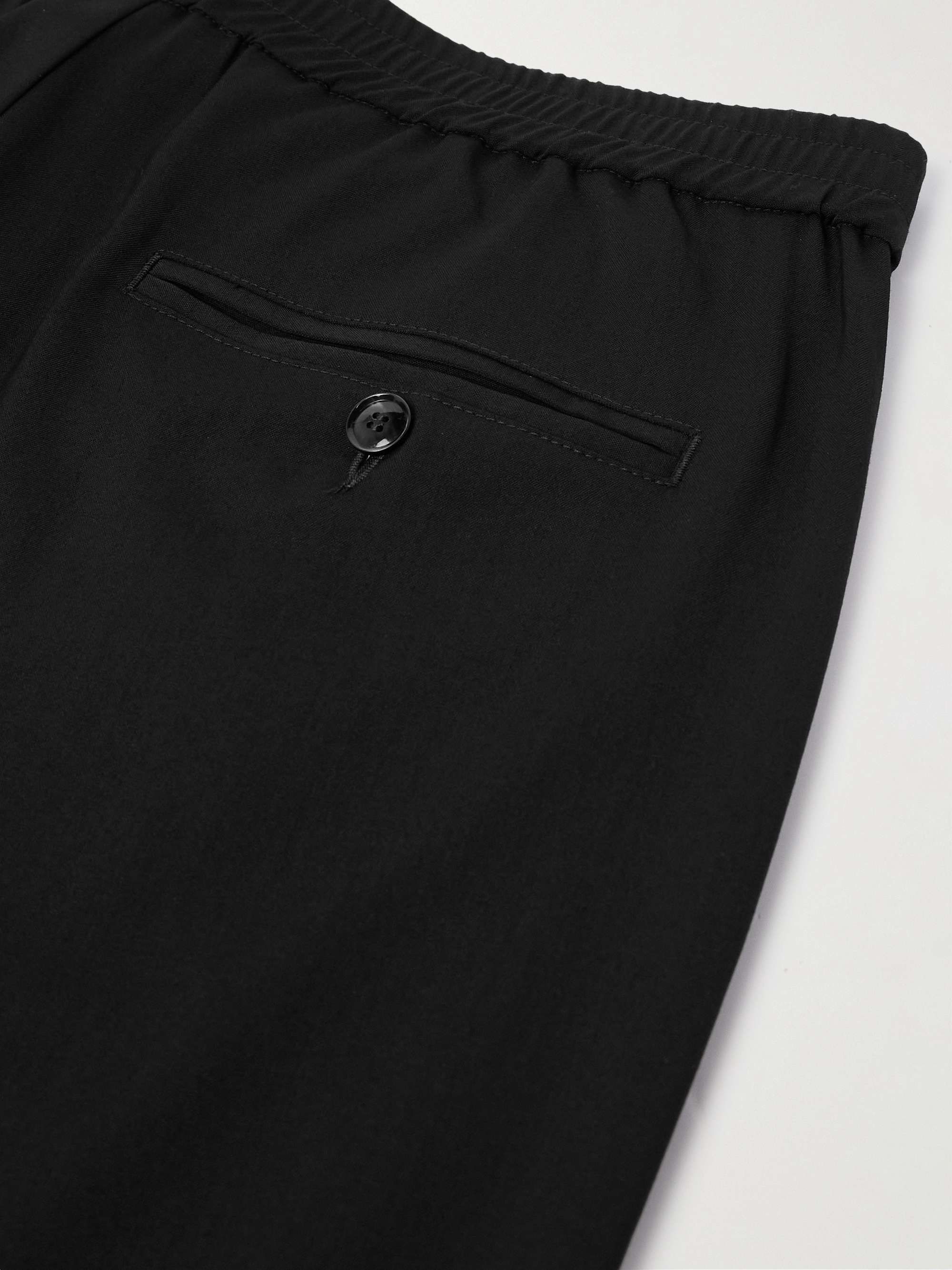 Riobarbo Tapered Tropical Virgin Wool-Crepe Trousers view
