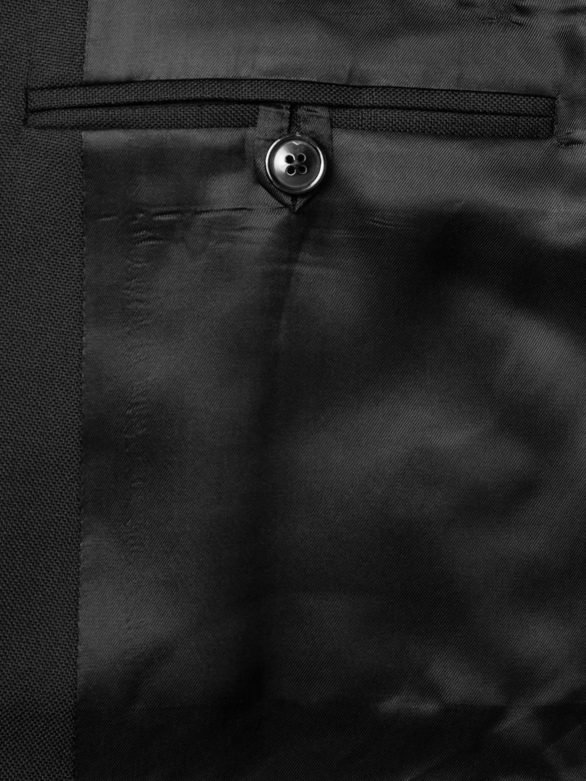Double-Breasted Unstructured Wool Blazer view