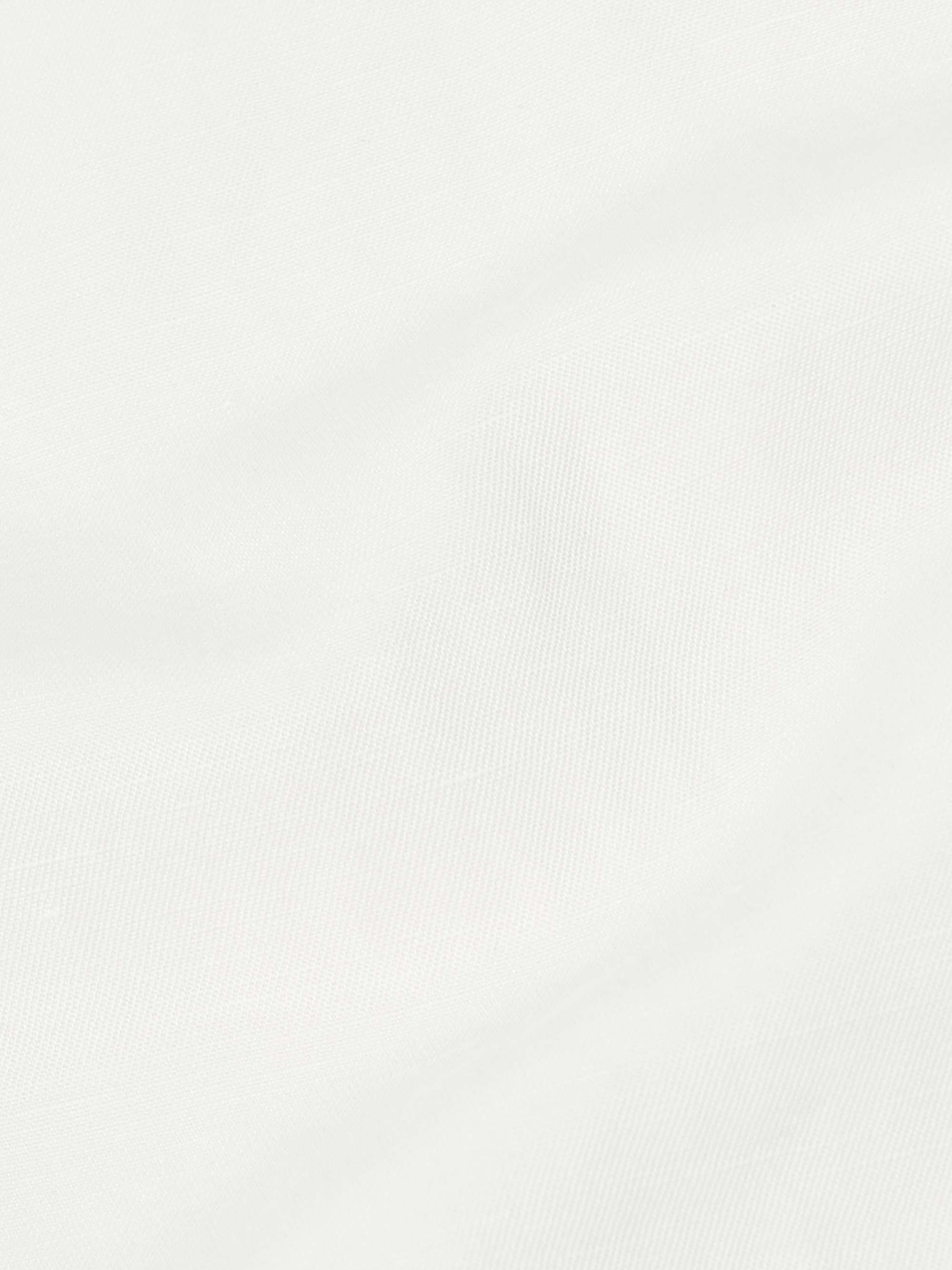 Convertible-Collar Silk and Linen-Blend Shirt view