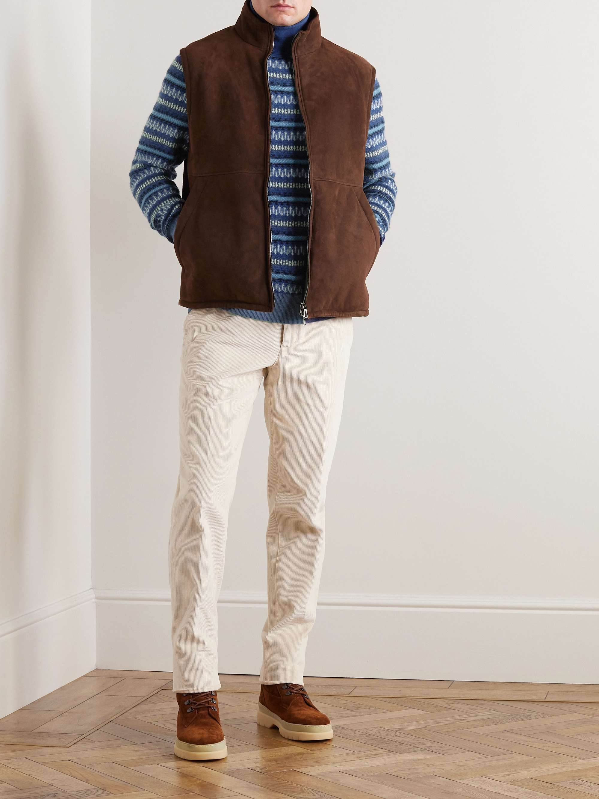 Fair Isle Cashmere Rollneck Sweater view