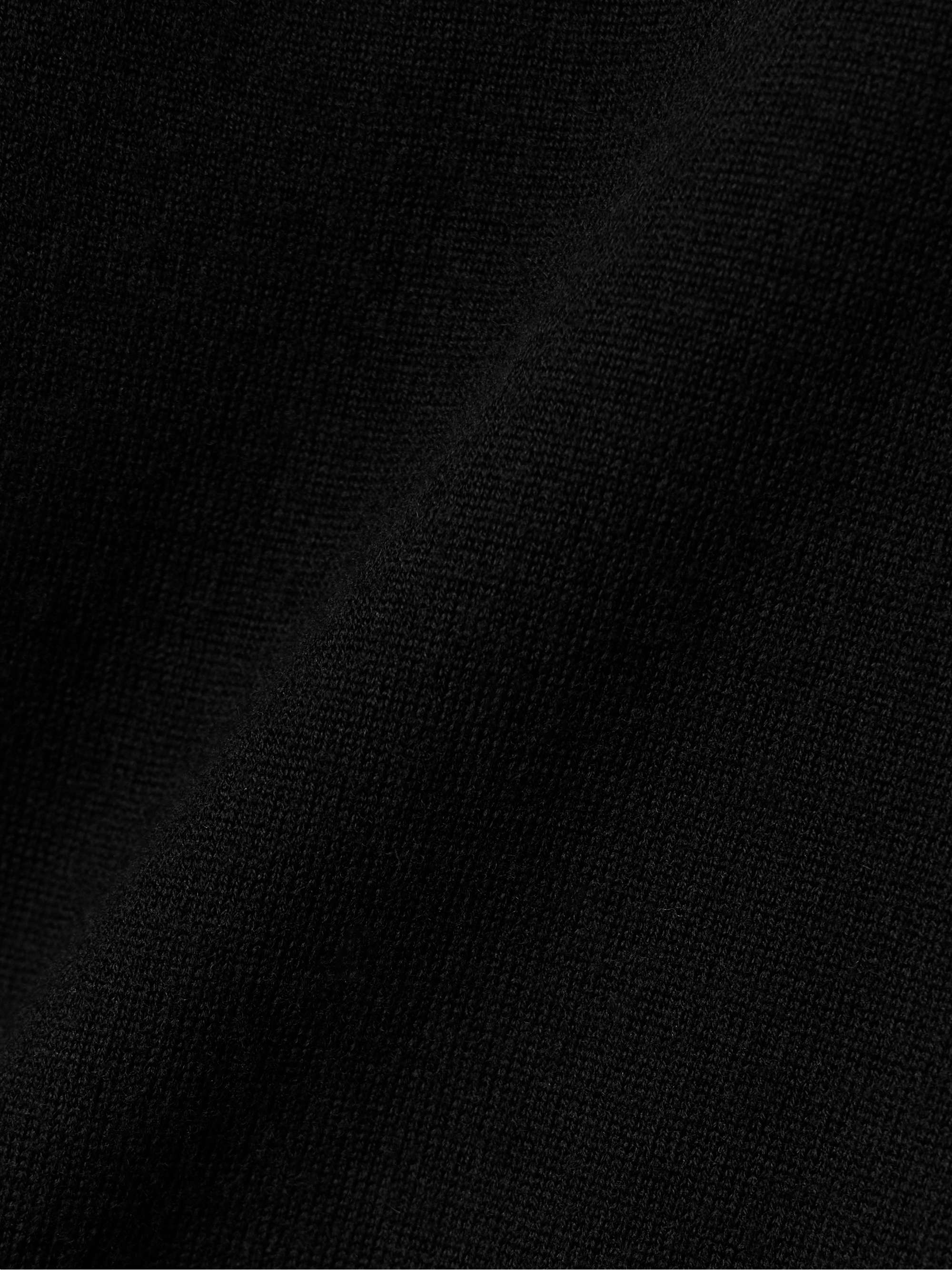 Leilani slim-fit merino wool top view