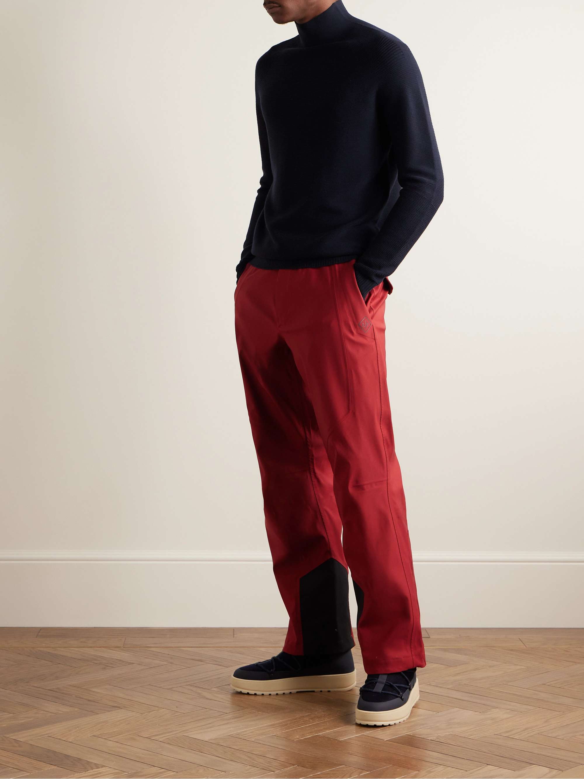 Lupetto Slim-Fit Ribbed Wish® Virgin Wool-Blend Rollneck Ski Base Layer view