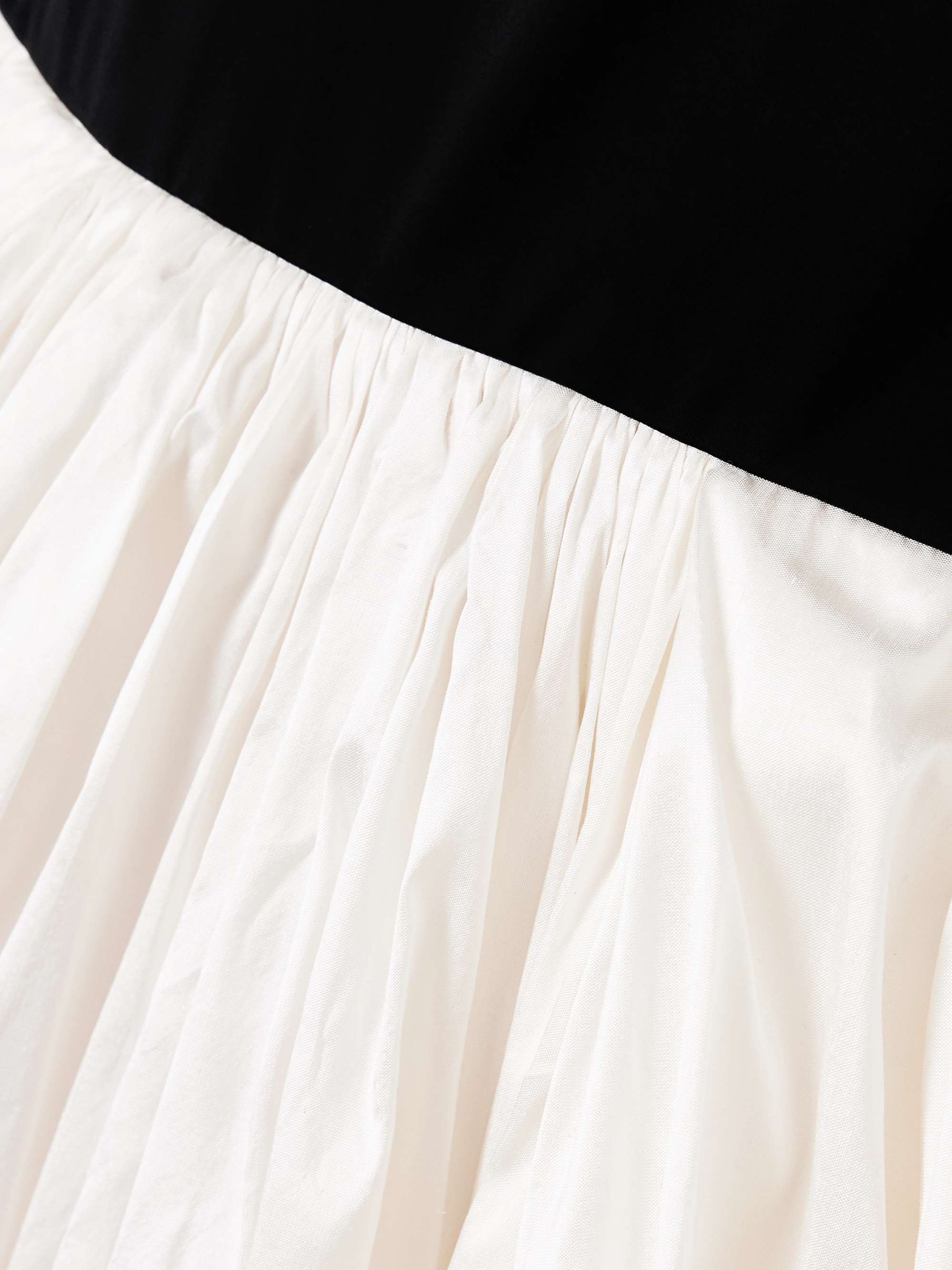 Ruched stretch-jersey and silk mini dress view