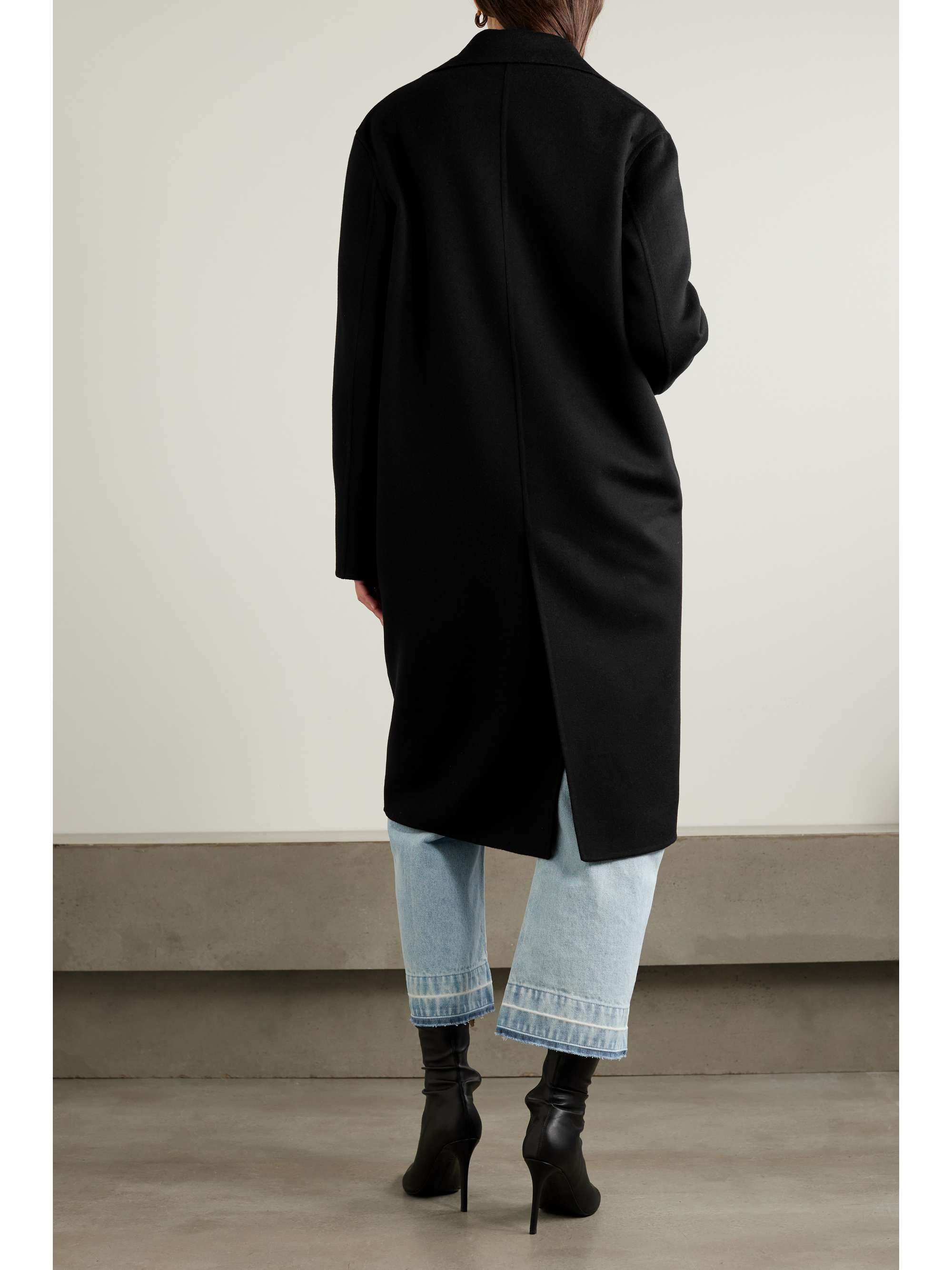 Iconic double-breasted wool coat view