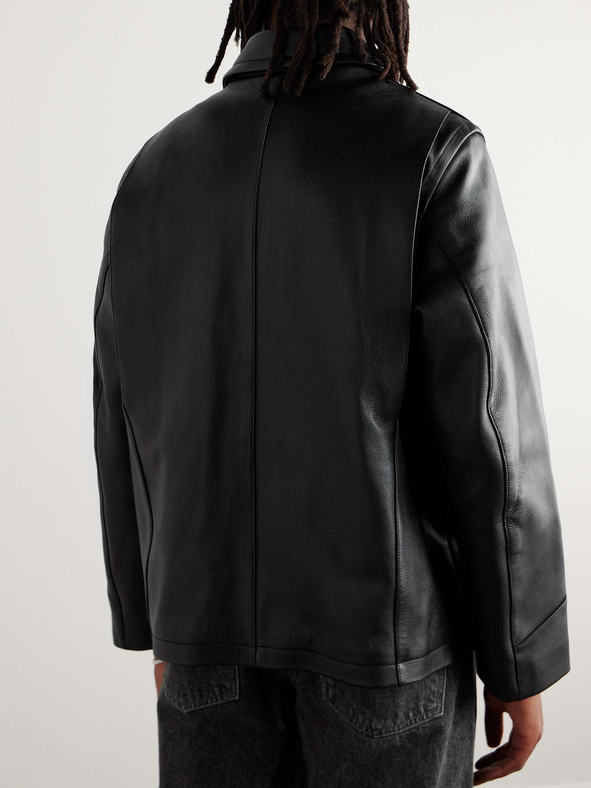 Chadwick Full-Grain Leather Jacket view