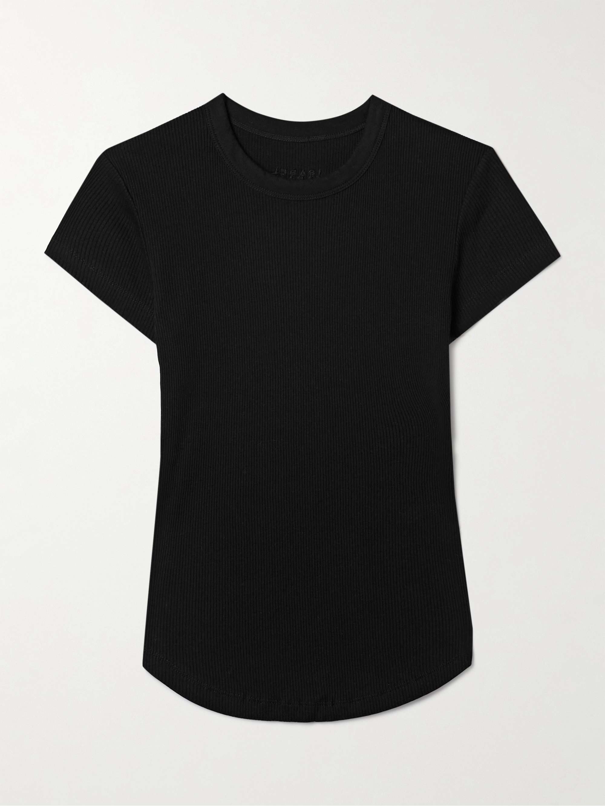 Ribbed cotton-jersey T-shirt view