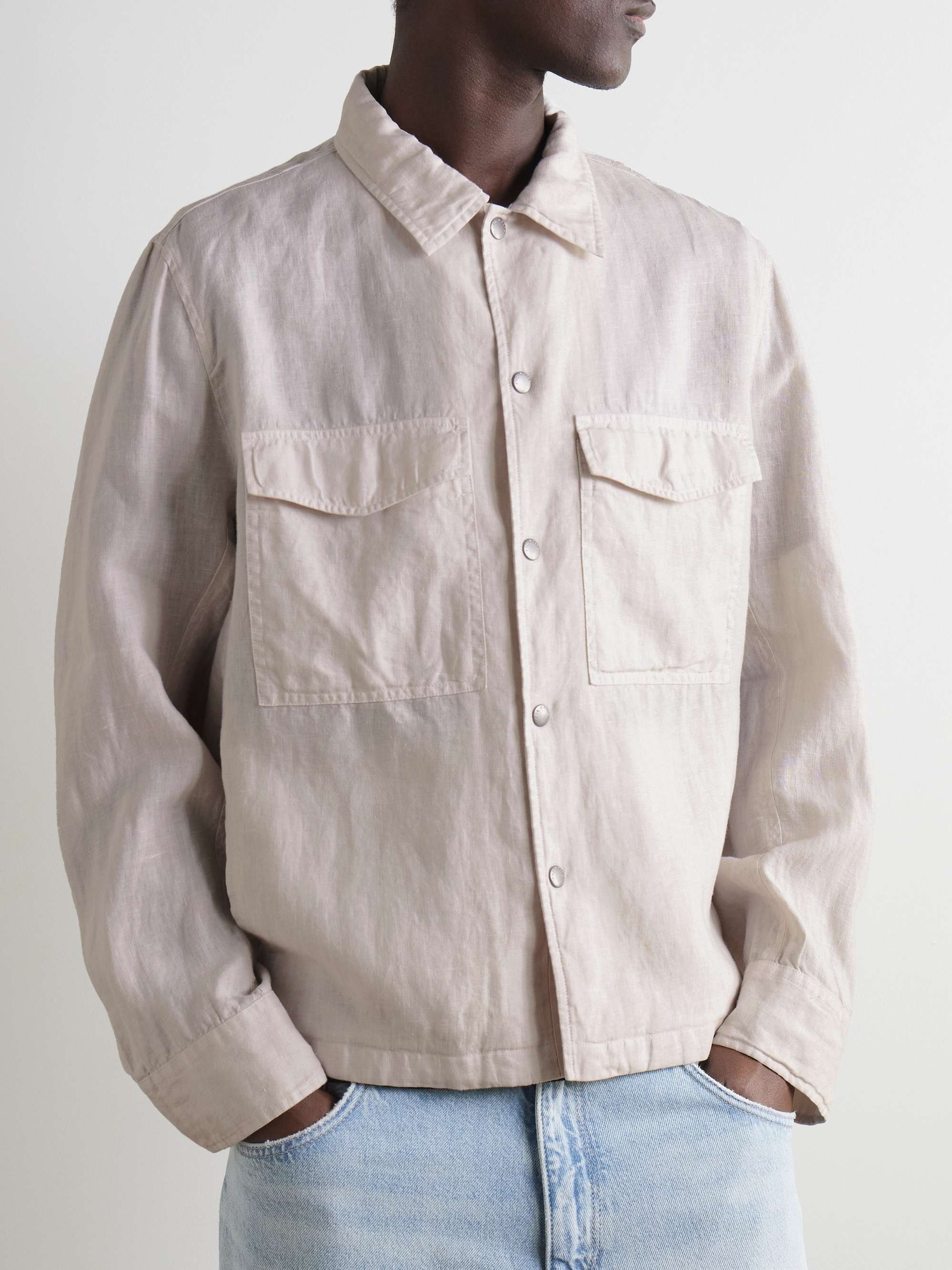 Angus Linen Shirt Jacket view