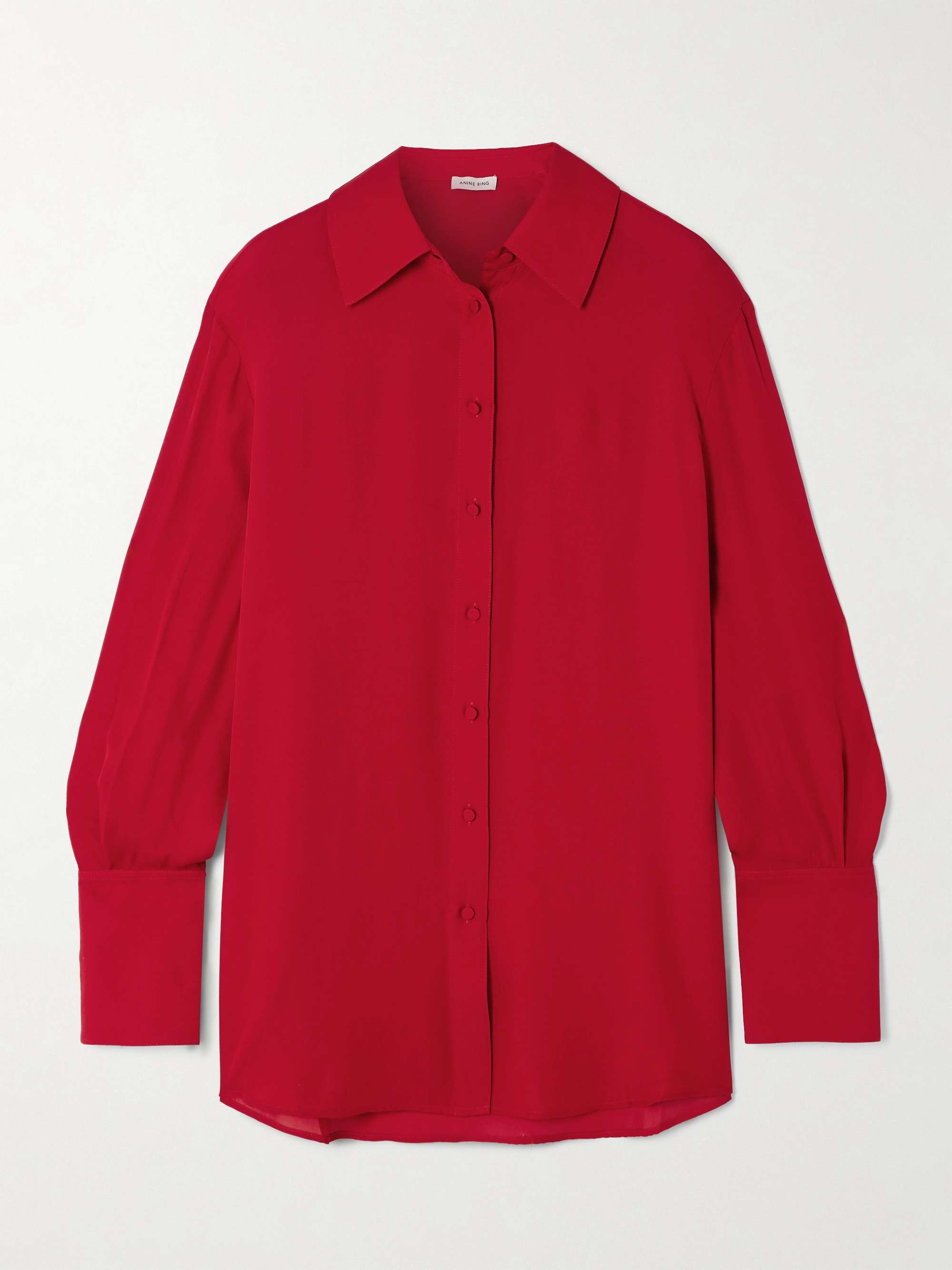 Bridget silk-blend crepe shirt view