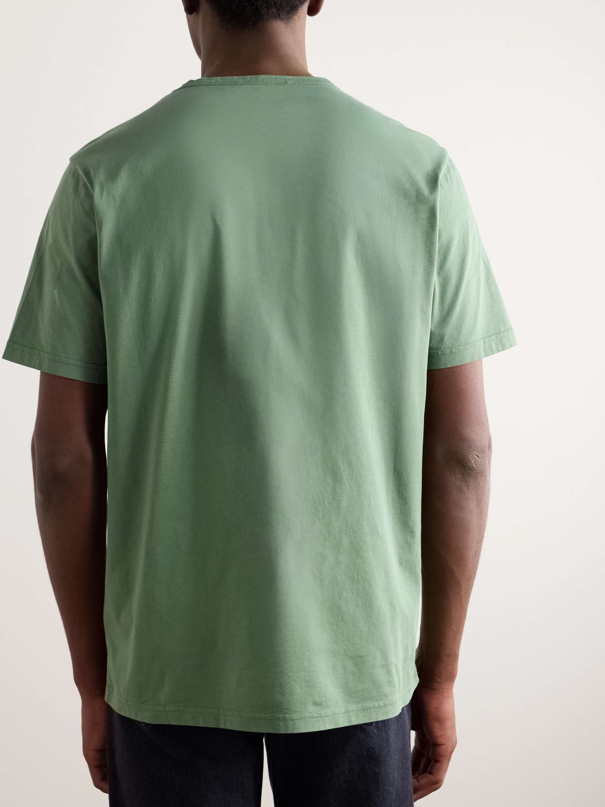 Garment-Dyed Organic Cotton-Jersey T-Shirt view