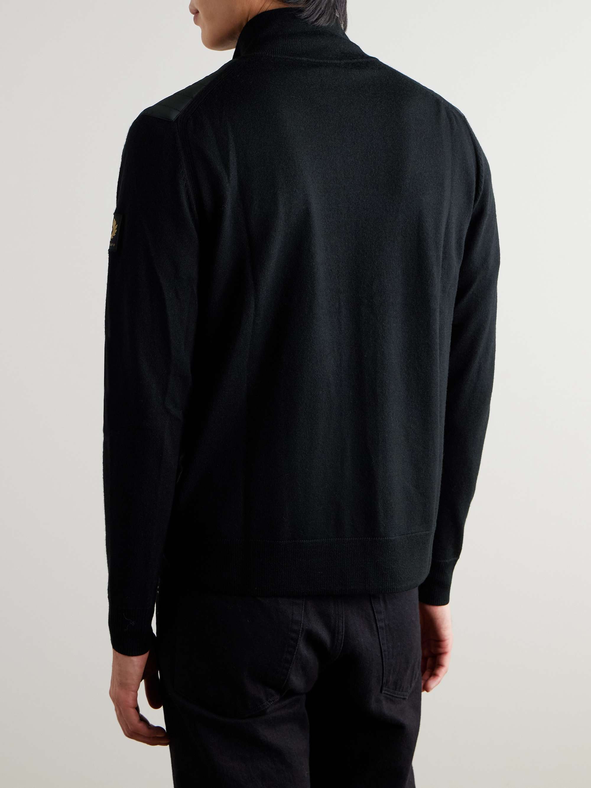 Kelbrook Quilted Wool and Shell Cardigan view