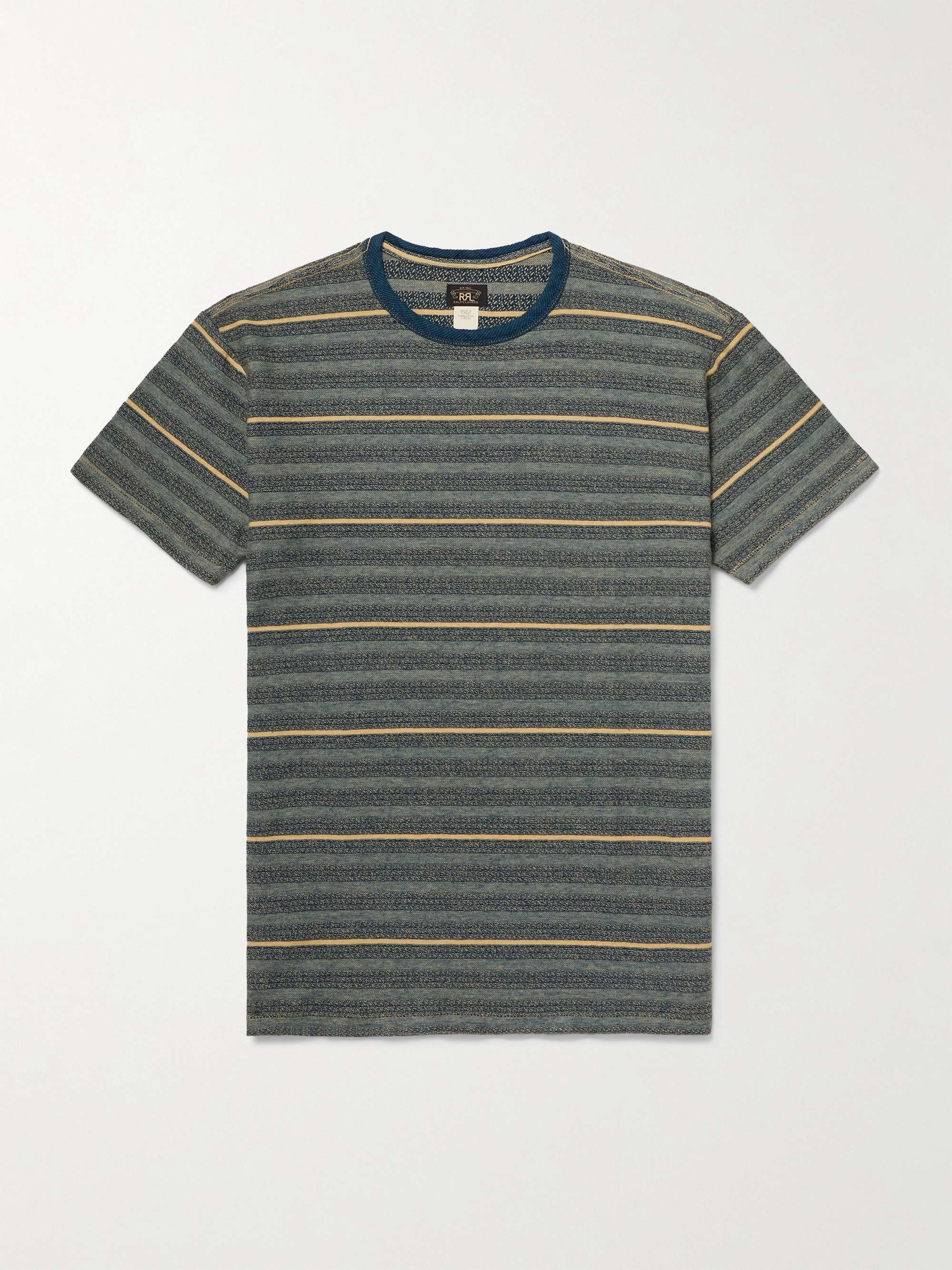 Harvey Striped Cotton T-Shirt view