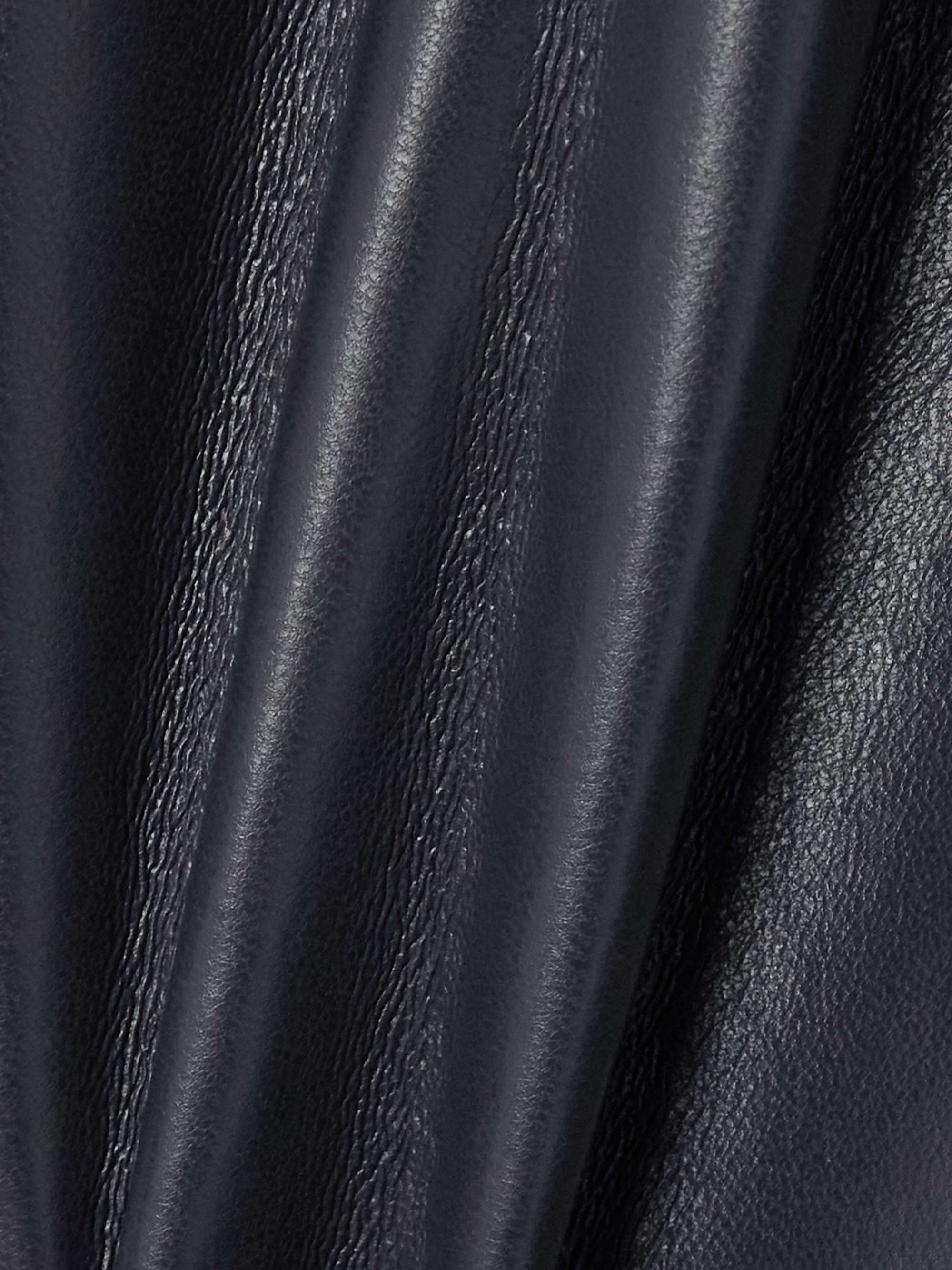 Luna Pieced recycled leather-blend barrel-leg pants view