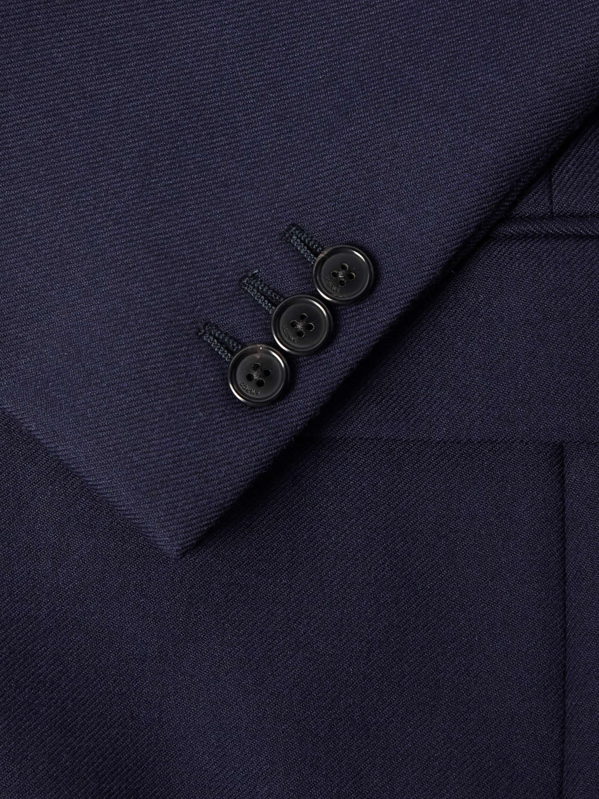 Double-Breasted Wool-Twill Suit Jacket view