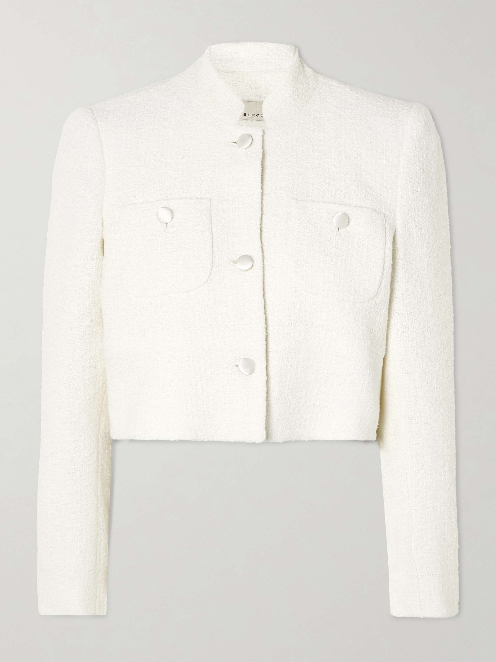 Raja cropped cotton-tweed jacket view