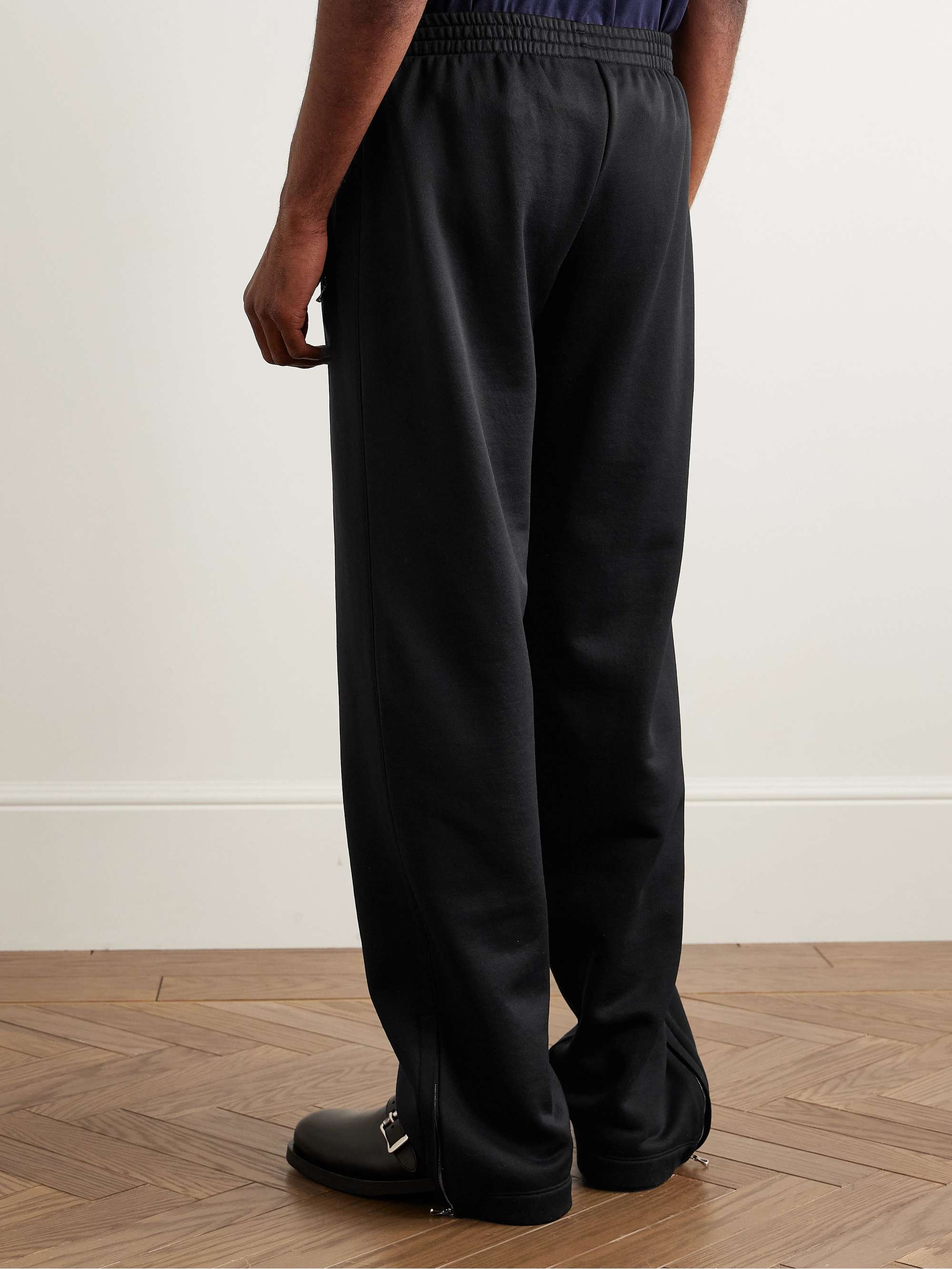 Straight-Leg Jersey Track Pants view