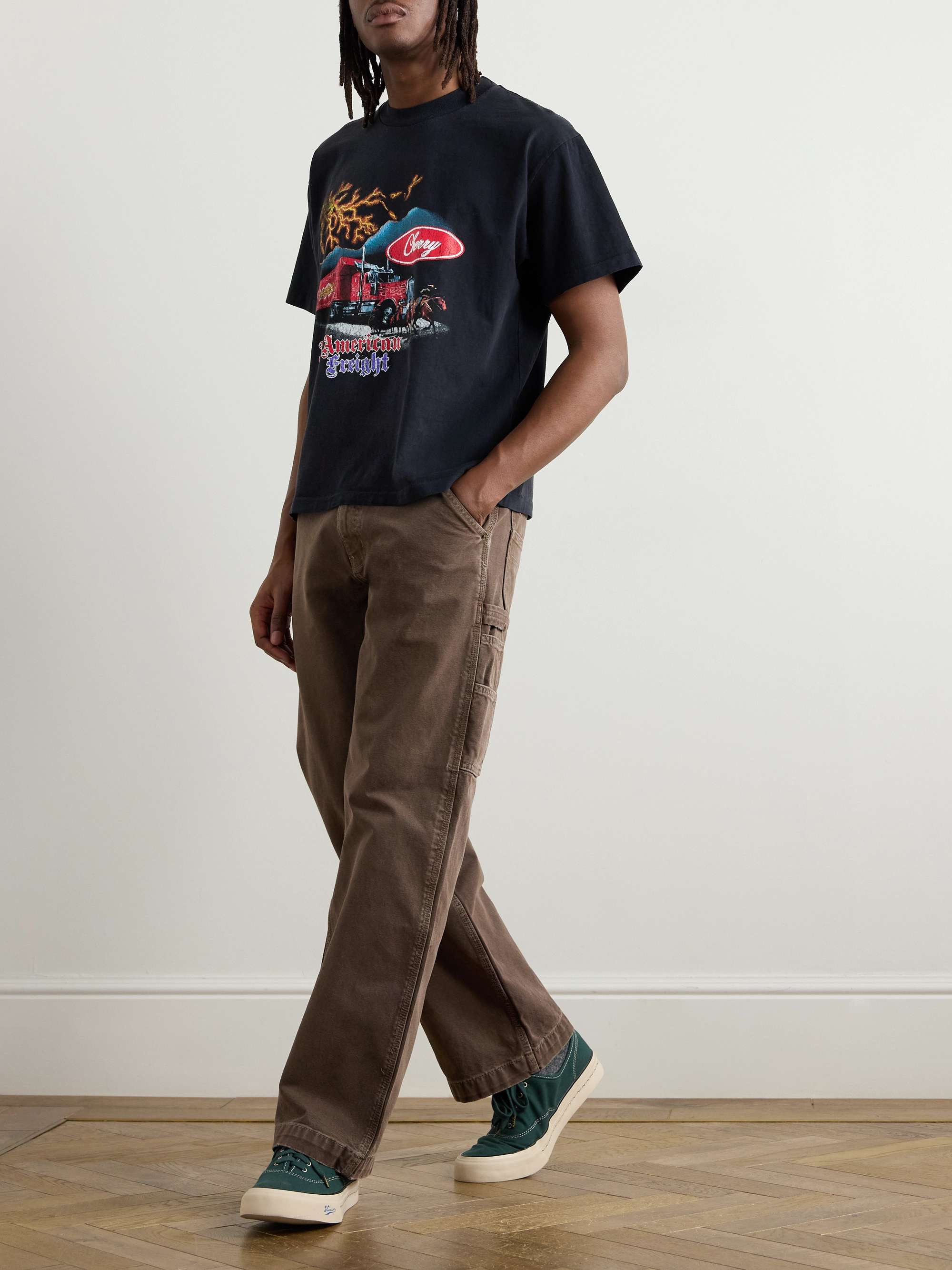 Truck Logo-Print Cotton-Jersey T-Shirt view