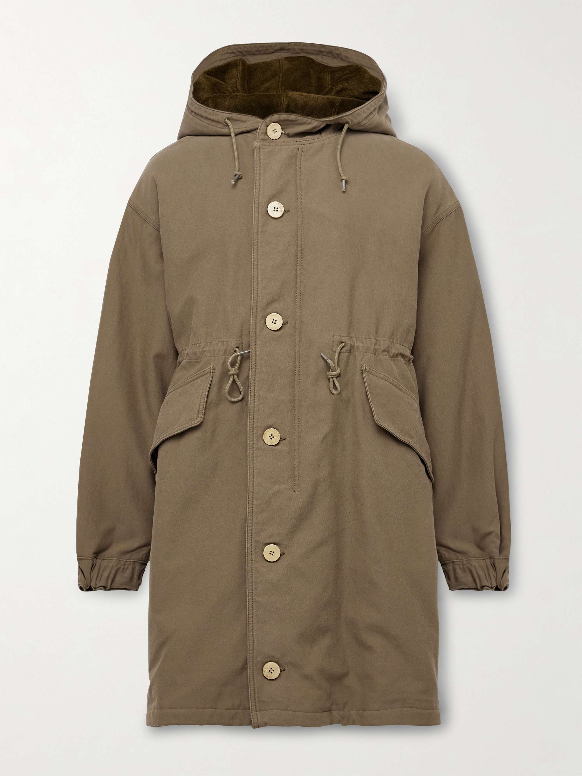 Cotton and Nylon-Blend Hooded Parka view