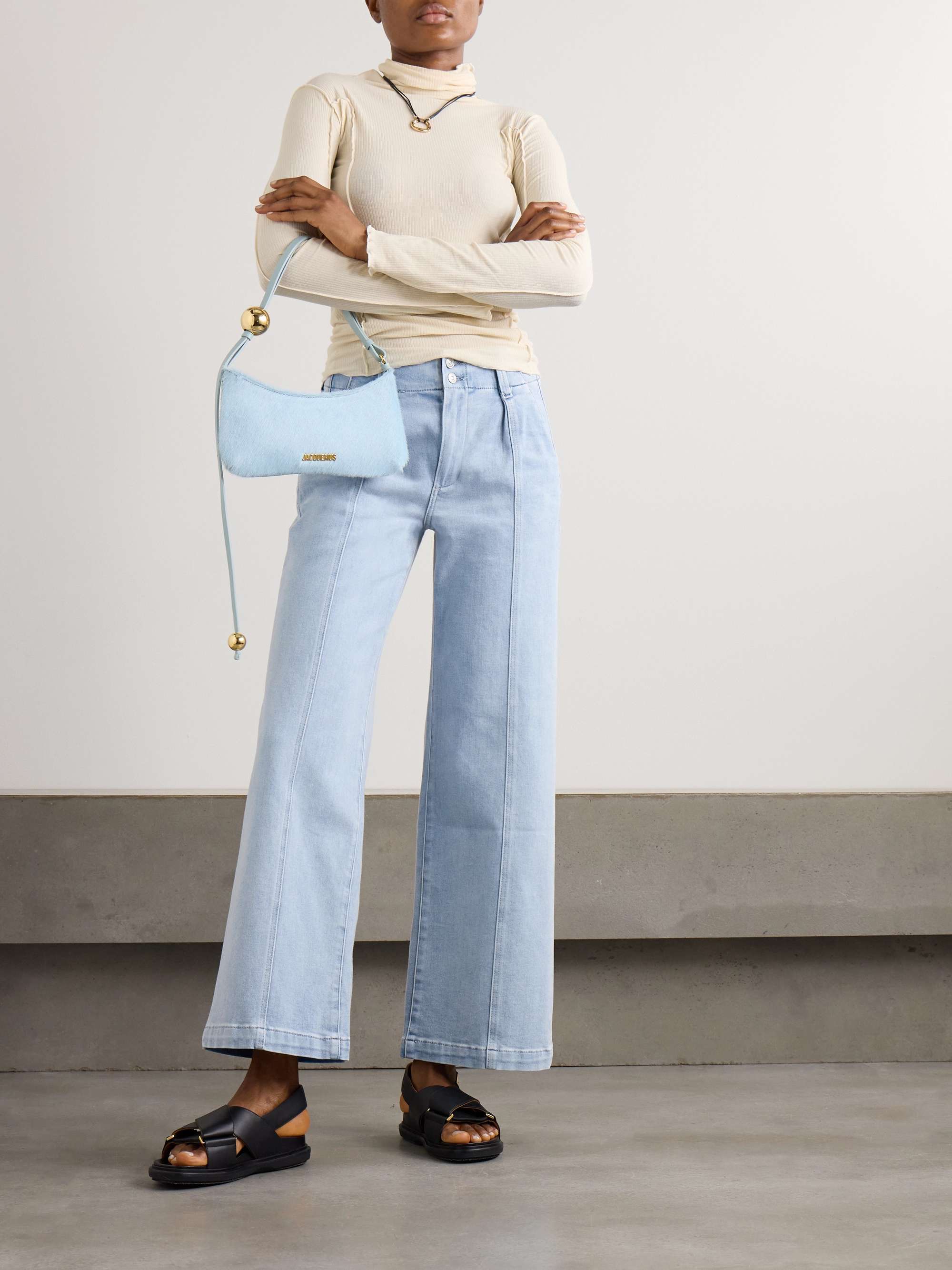 Brooklyn wide-leg jeans view