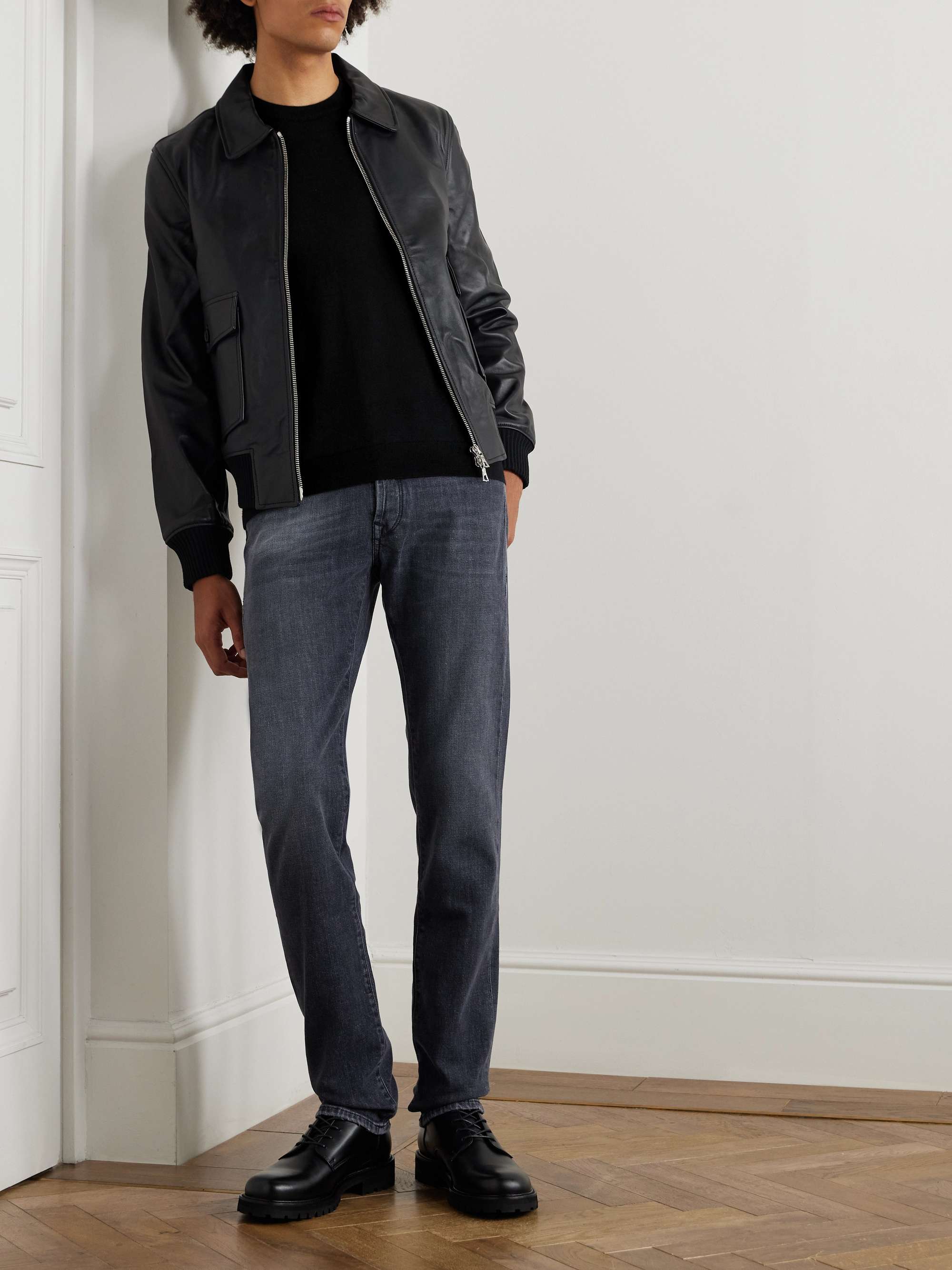 Zanone Cashmere and Silk-Blend Sweater view