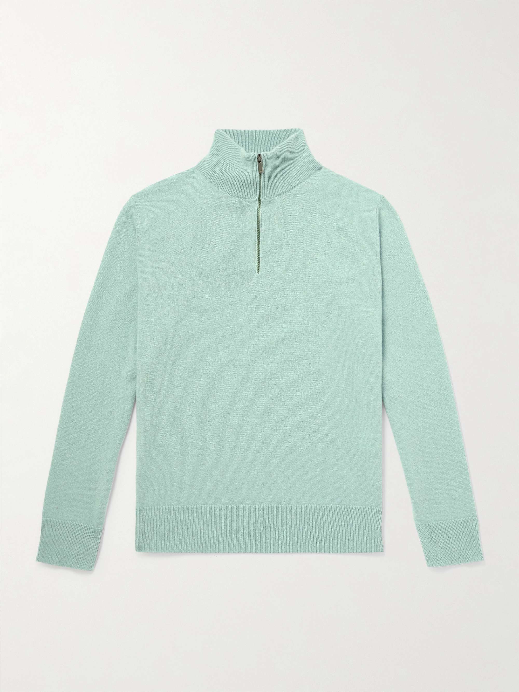Liam Cashmere Half-Zip Sweater view