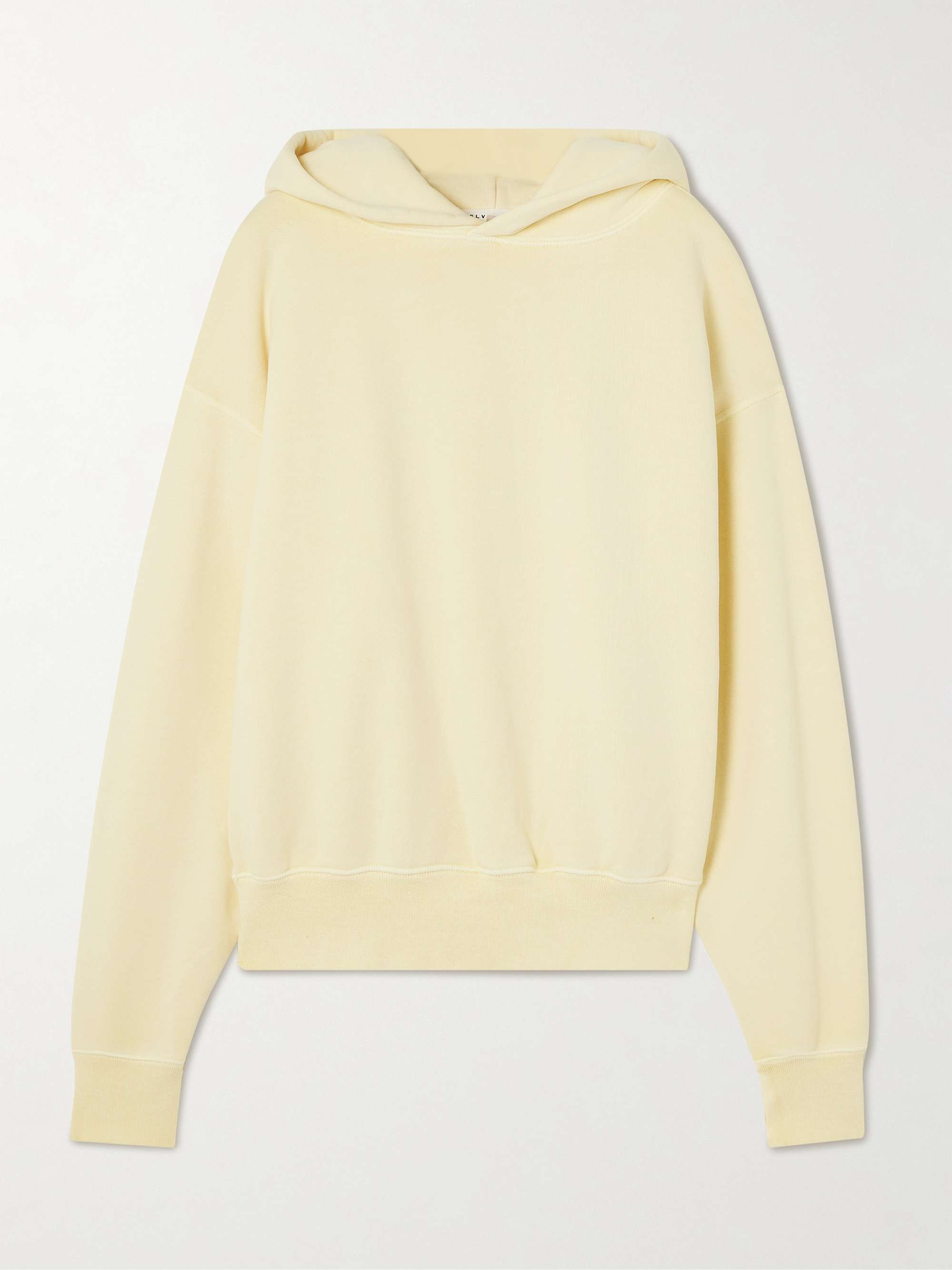 Cinch cotton-jersey hoodie view